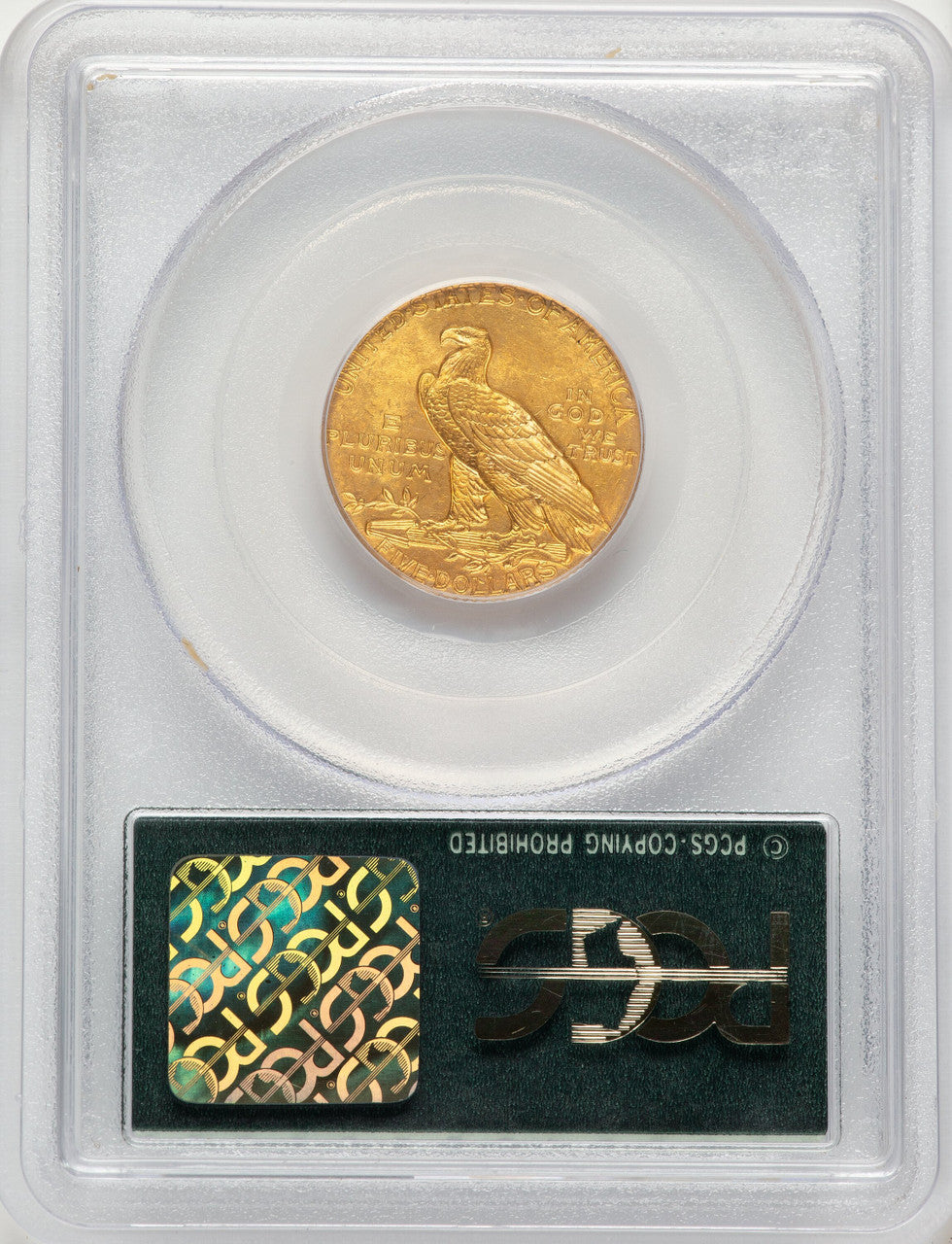 1913 $5 Indian Half Eagle PCGS MS63