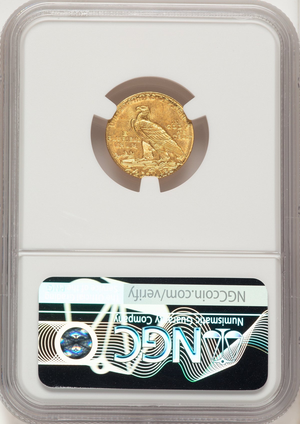 1910 $2.50 Indian Quarter Eagle NGC MS62