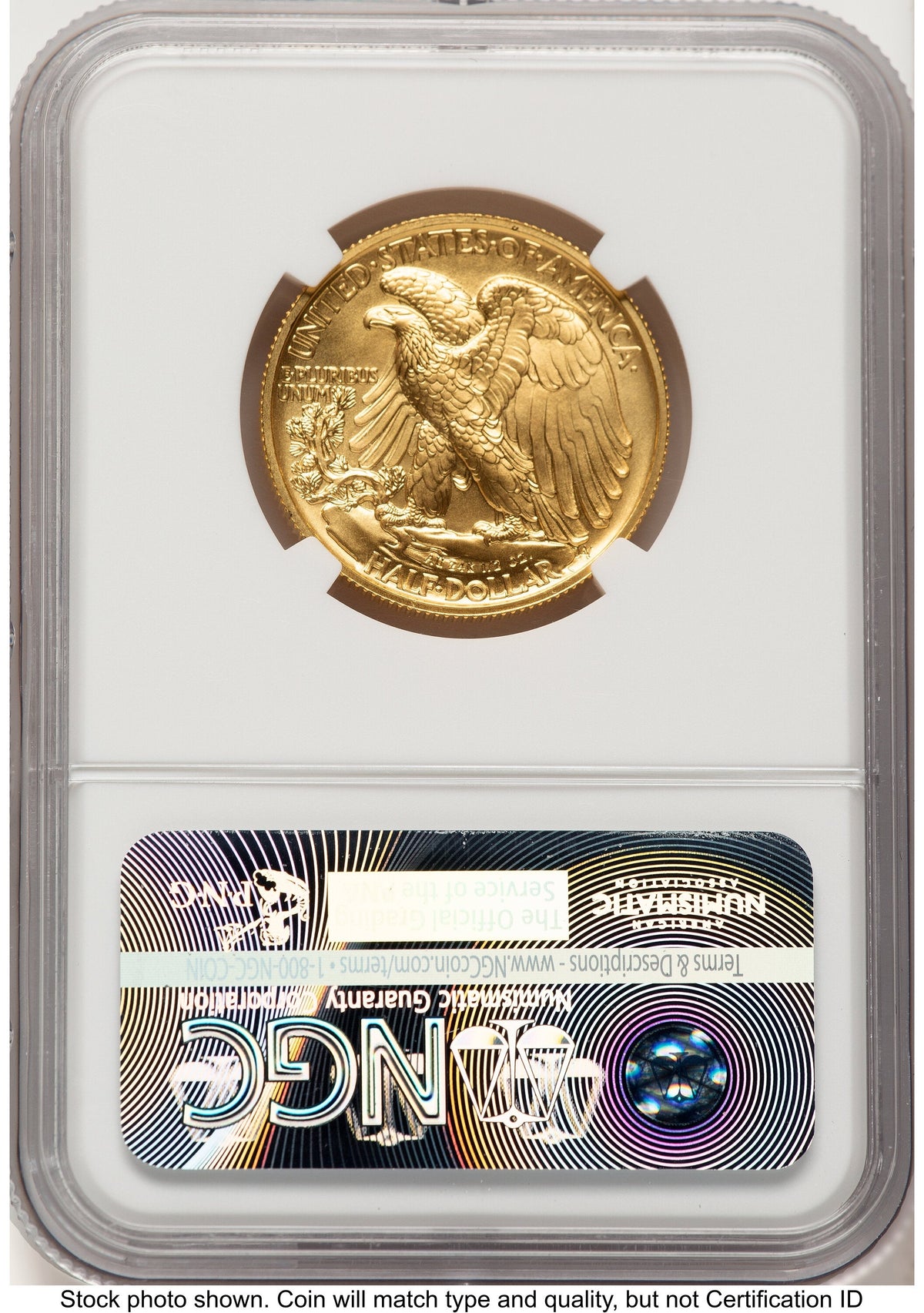 2016-W 50C Walking Liberty 100th Anniversary Gold Centennial 100th Anniversary NGC MS70