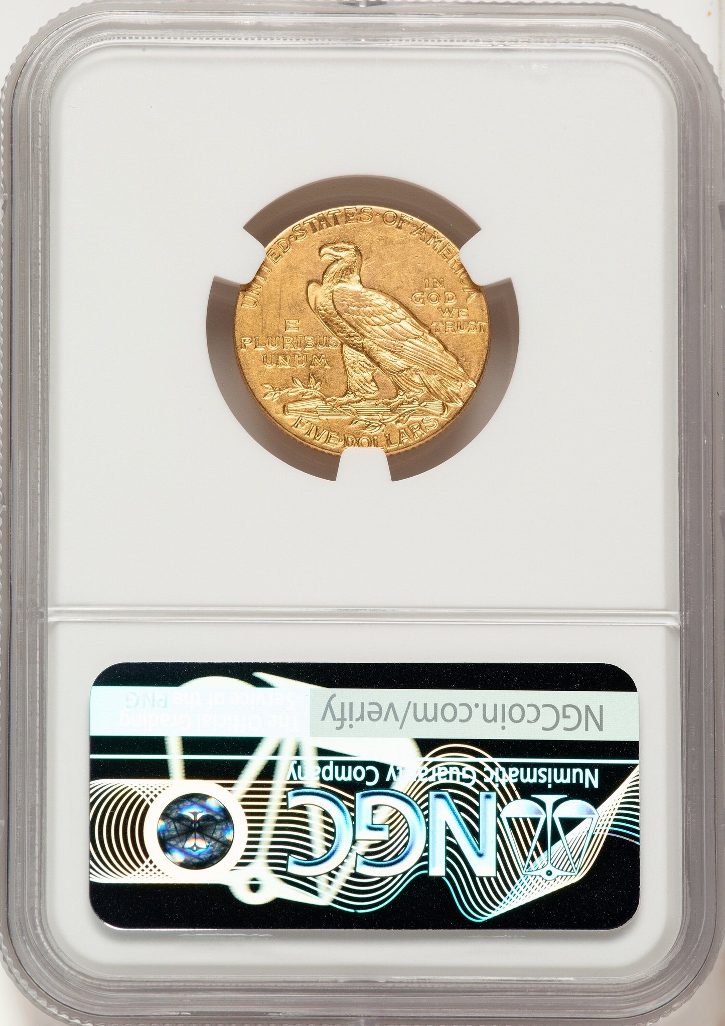 1913-S $5 Indian Half Eagle NGC AU58