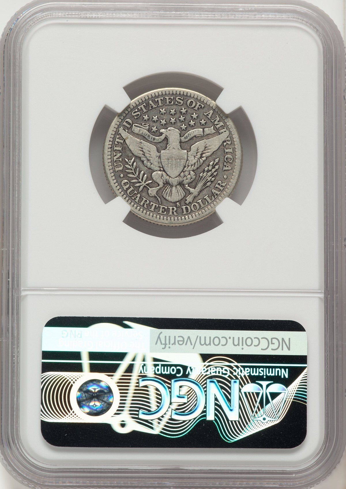 1913-S 25C Barber Quarter NGC F12
