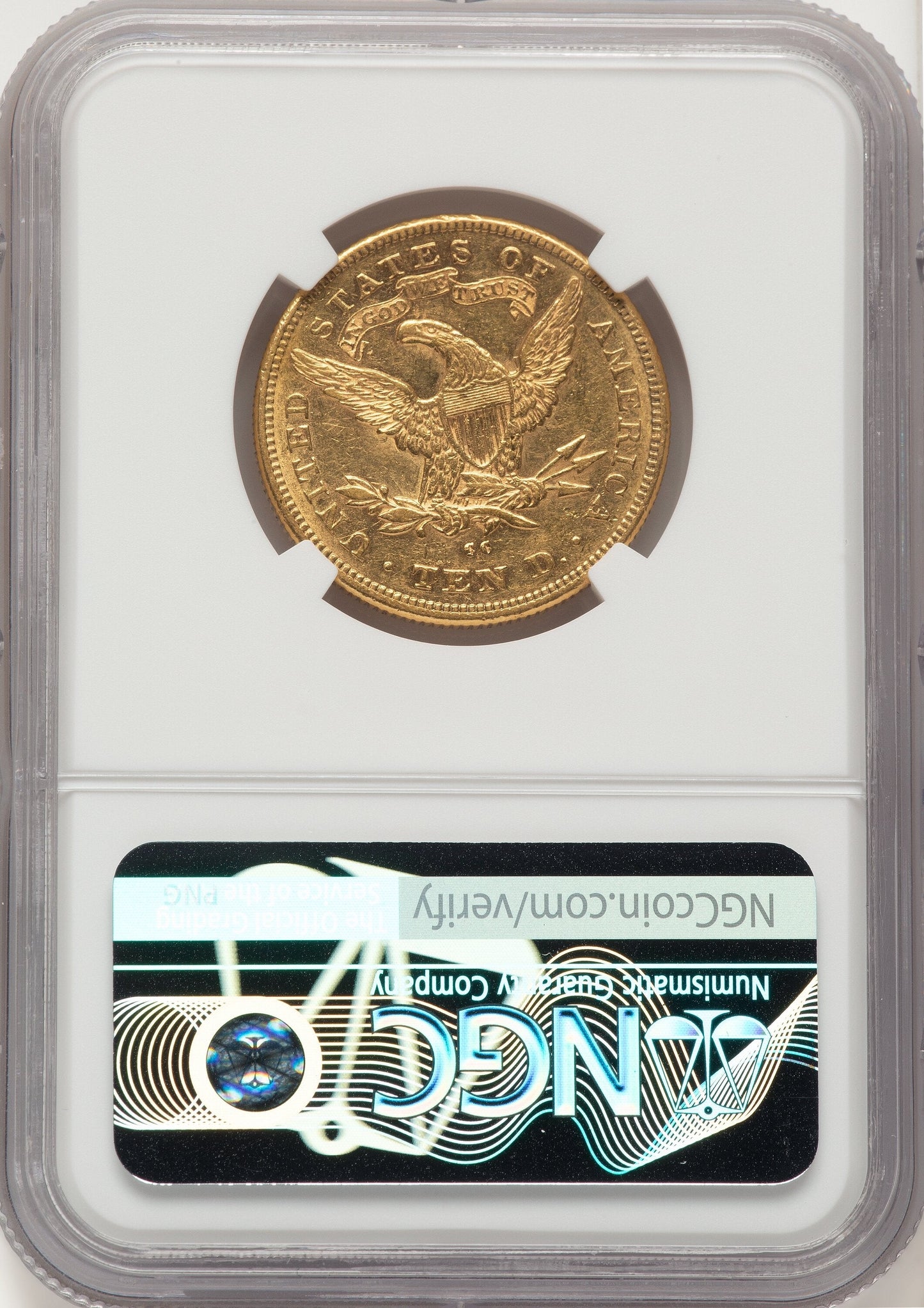 1878-CC $10 Liberty Eagle NGC AU55