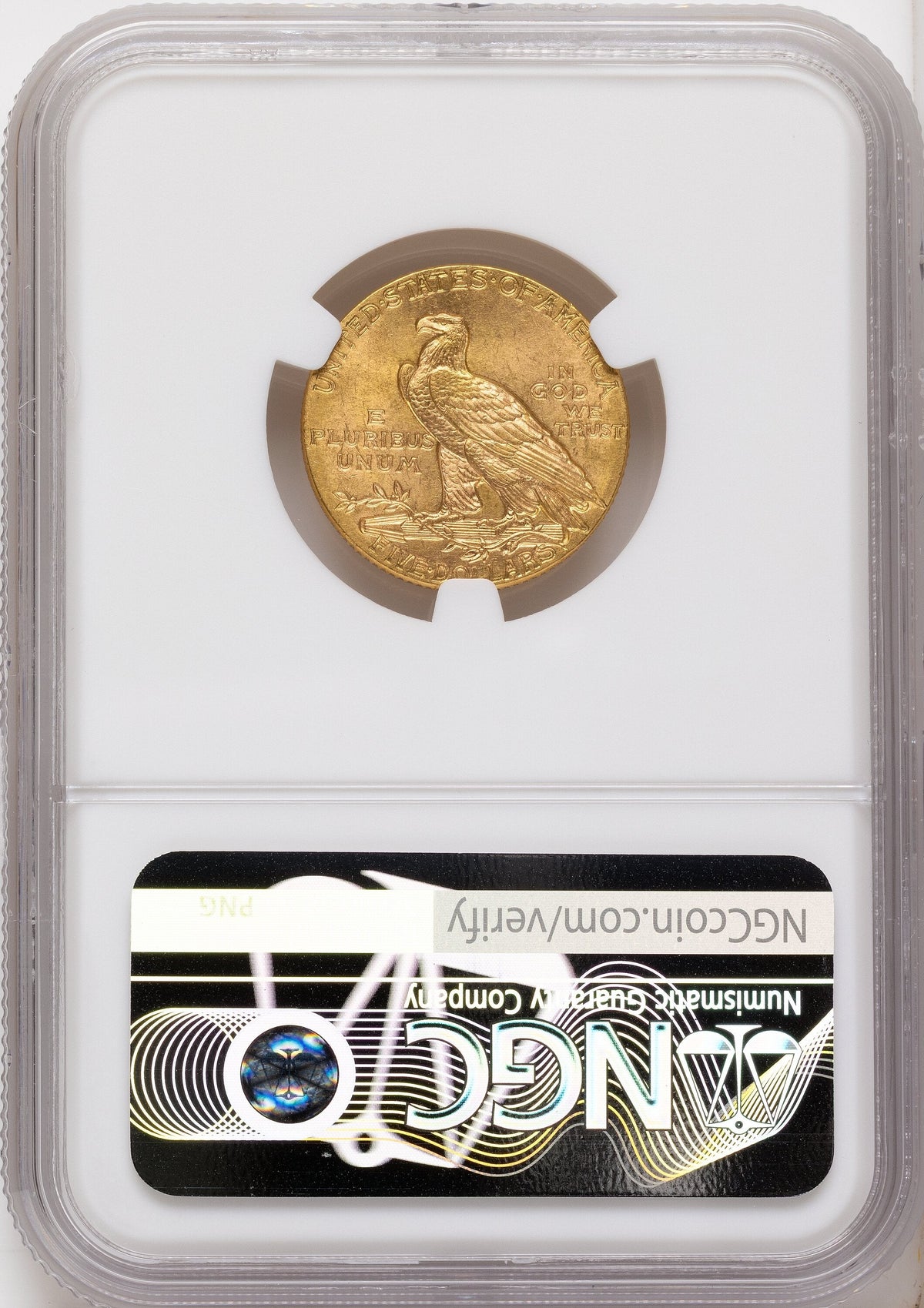 1912 $5 Indian Half Eagle NGC MS63