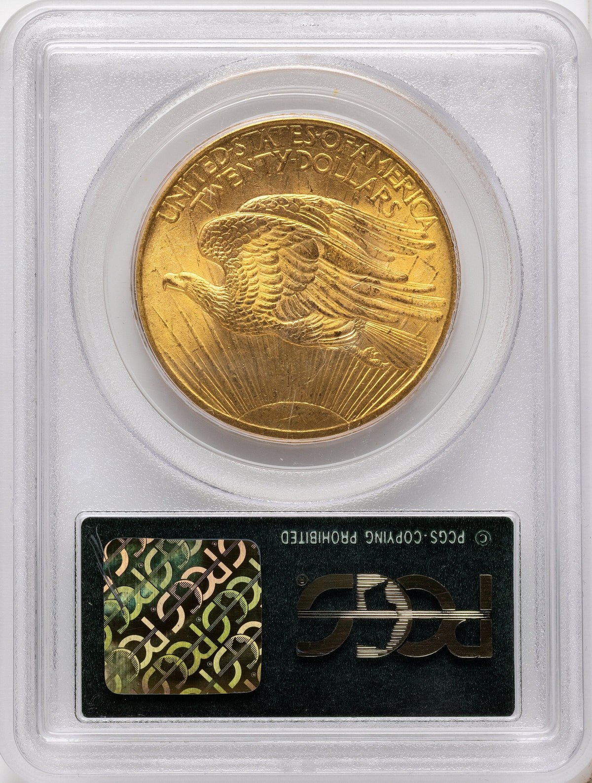 1907 $20 Saint CAC Saint-Gaudens Double Eagle PCGS MS64