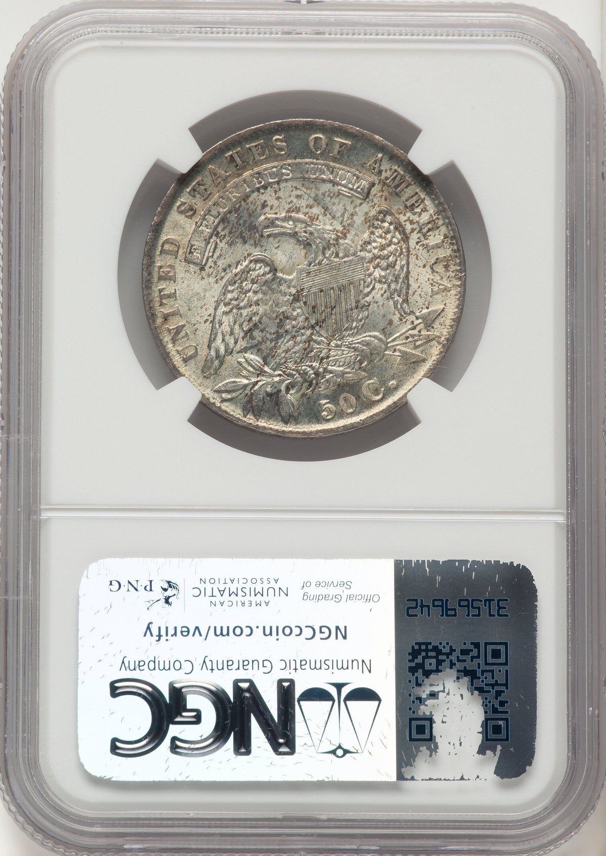 1836 50C O-106a Bust Half Dollar NGC MS65