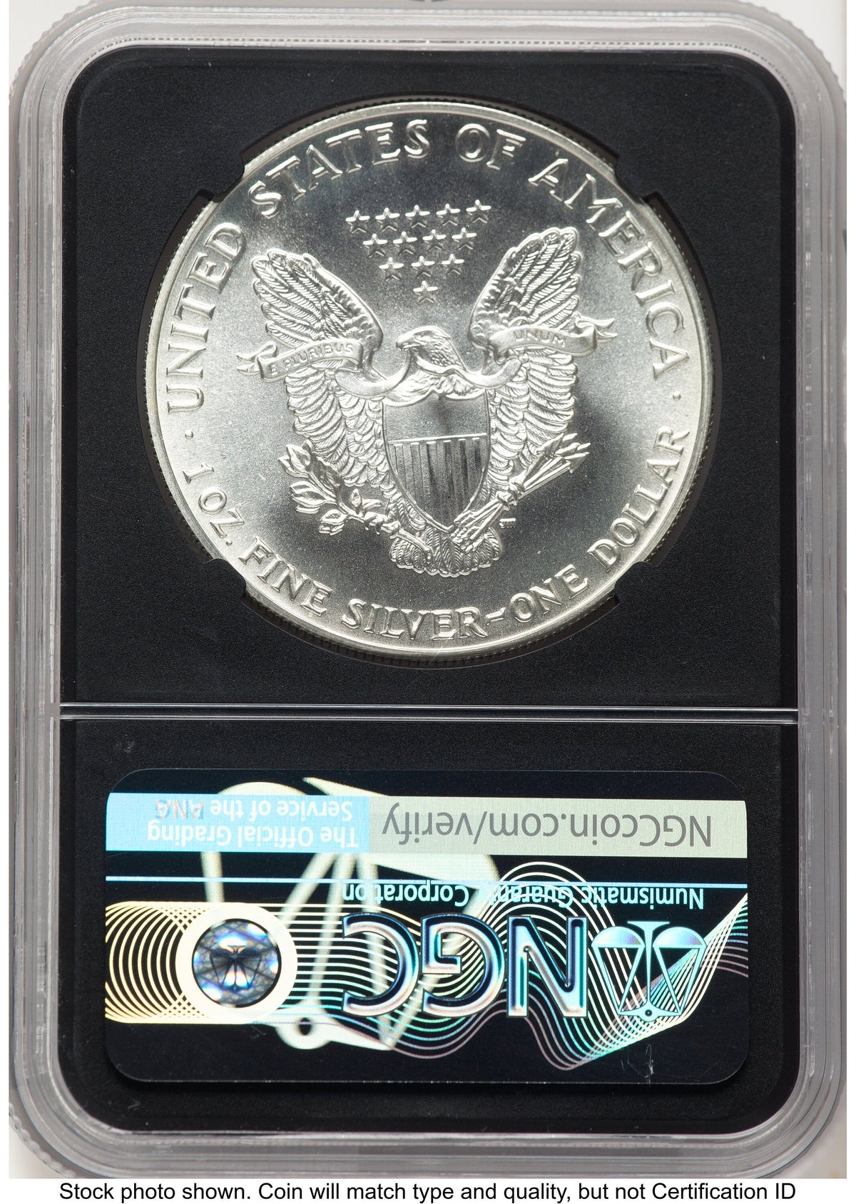 1986 Silver Eagle NGC MS70 Ed Moy