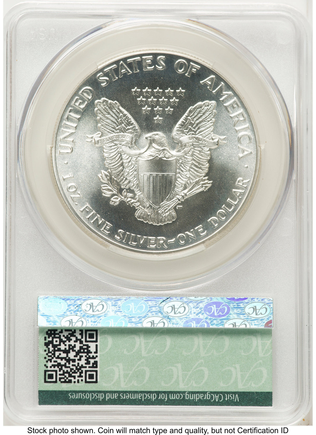 1986-(S) Silver Eagle Early Delivery Ron Drzewucki CACG MS70