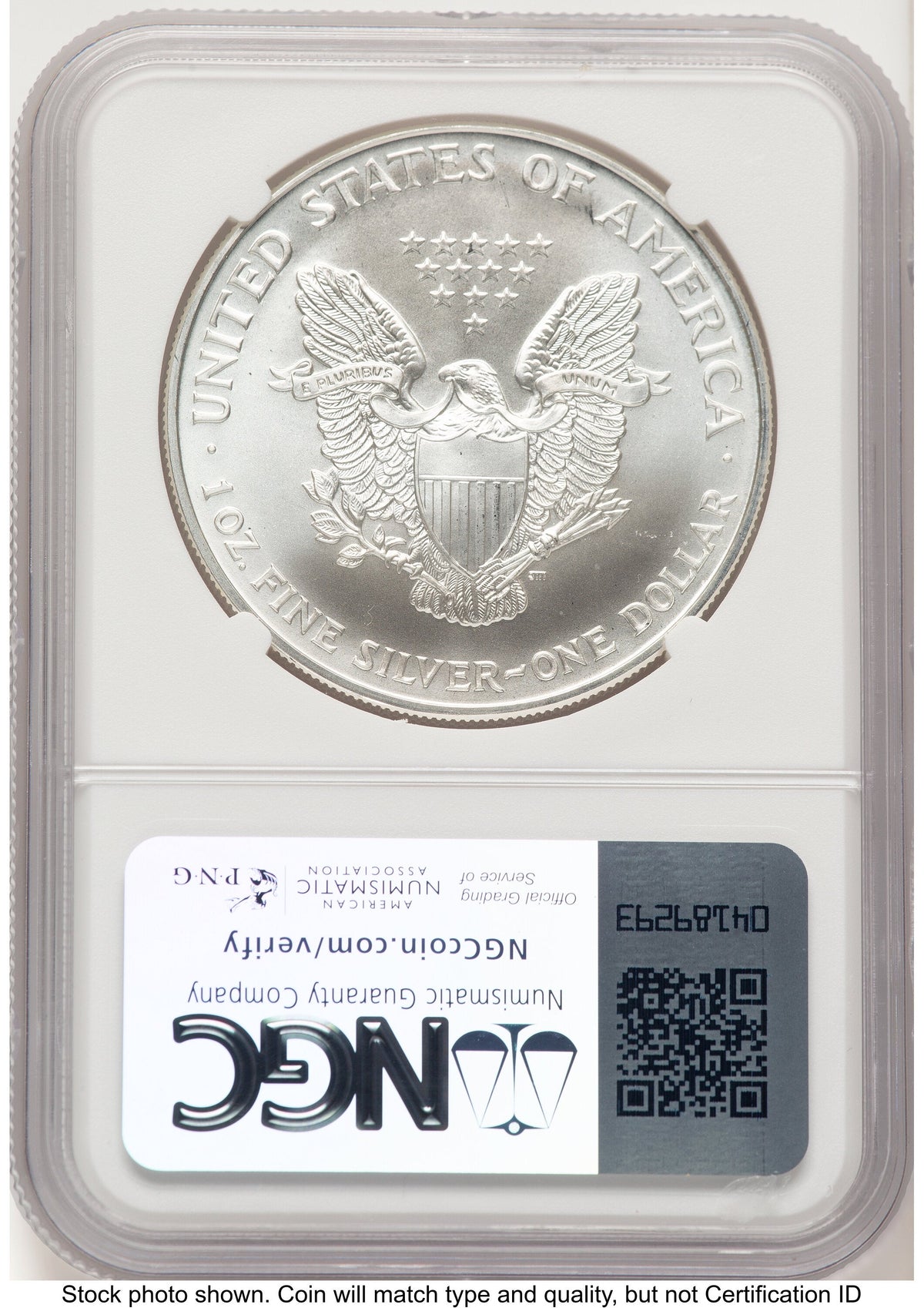 1994 Silver Eagle Mike Castle NGC MS70