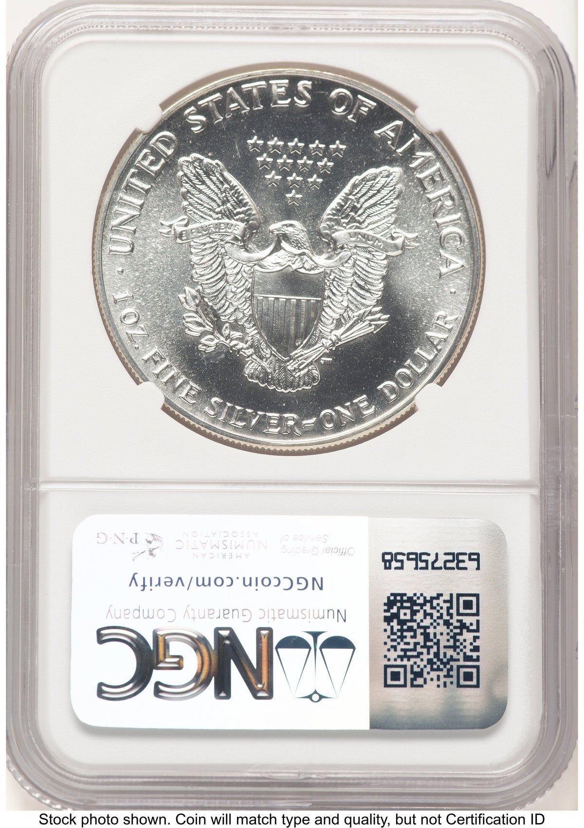 1988 Silver Eagle Mike Castle NGC MS70