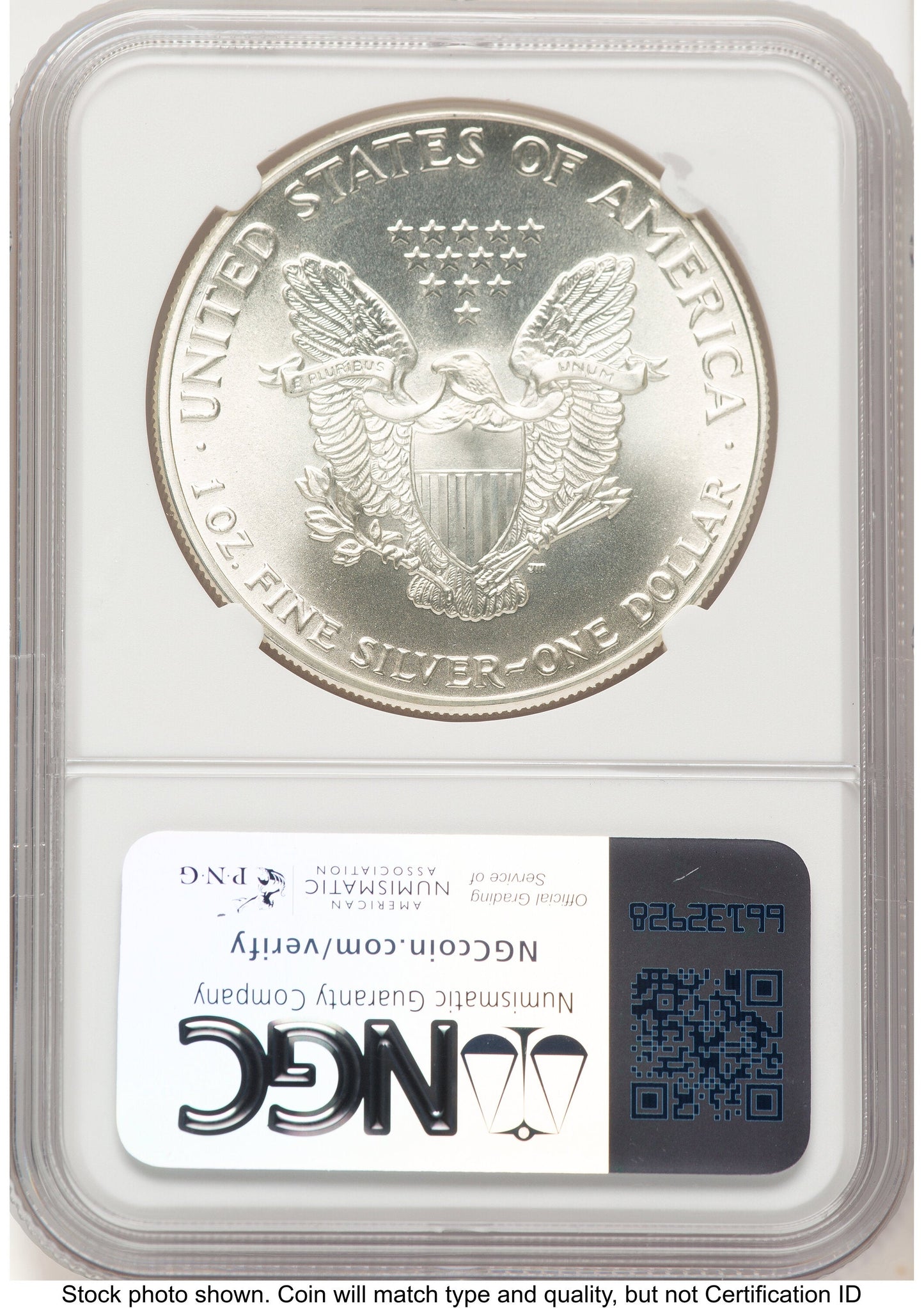 1986-(S) Silver Eagle Early Production Jeff Garrett Red Book From US Mint Sealed Box NGC MS70