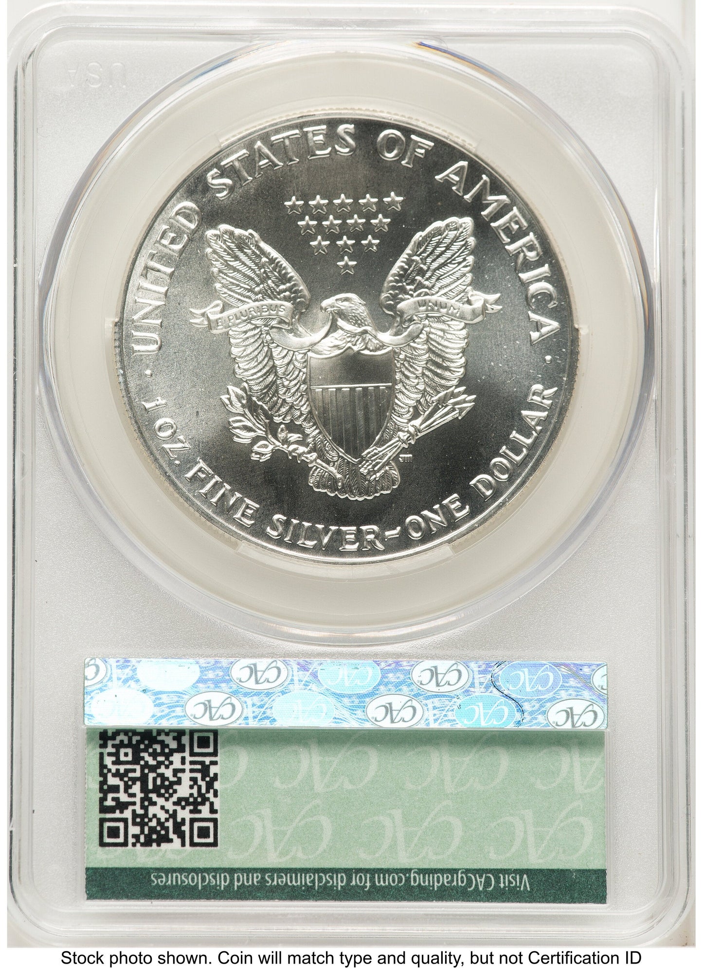 1990 Silver Eagle Early Delivery Ron Drzewucki CACG MS70