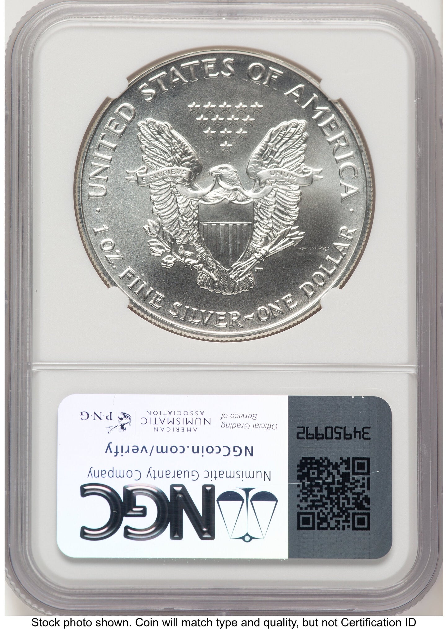 1993 Silver Eagle John NGC MS70 Mercanti