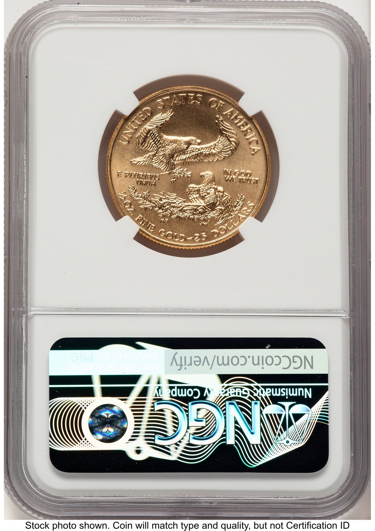 2000 Gold Eagle 1/2 oz John NGC MS70 Mercanti