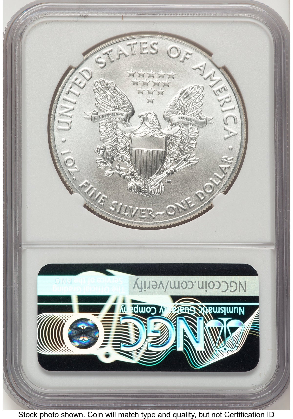 2019 Silver Eagle Brown Label NGC MS70