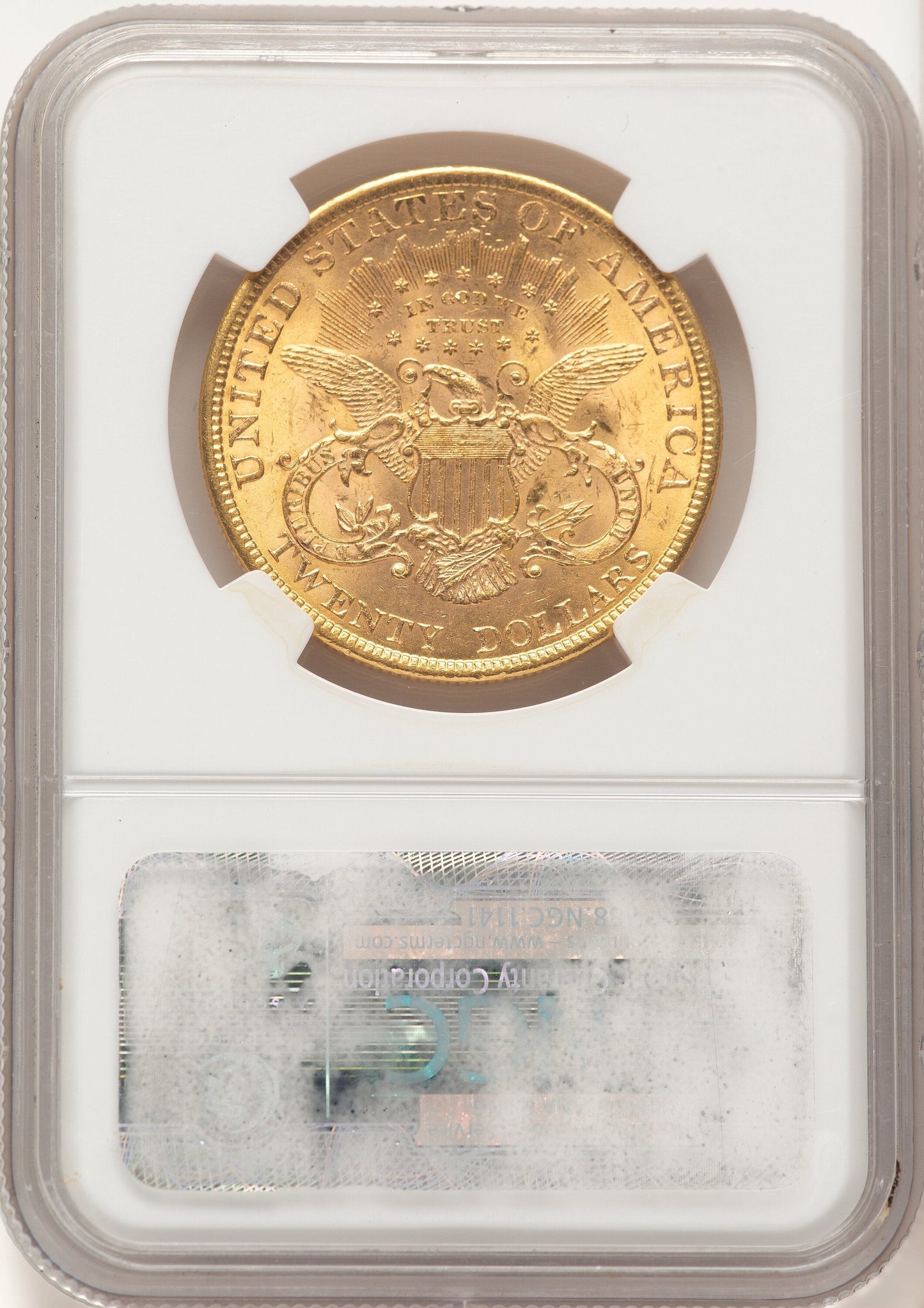 1900 $20 CAC Liberty Double Eagle NGC MS63