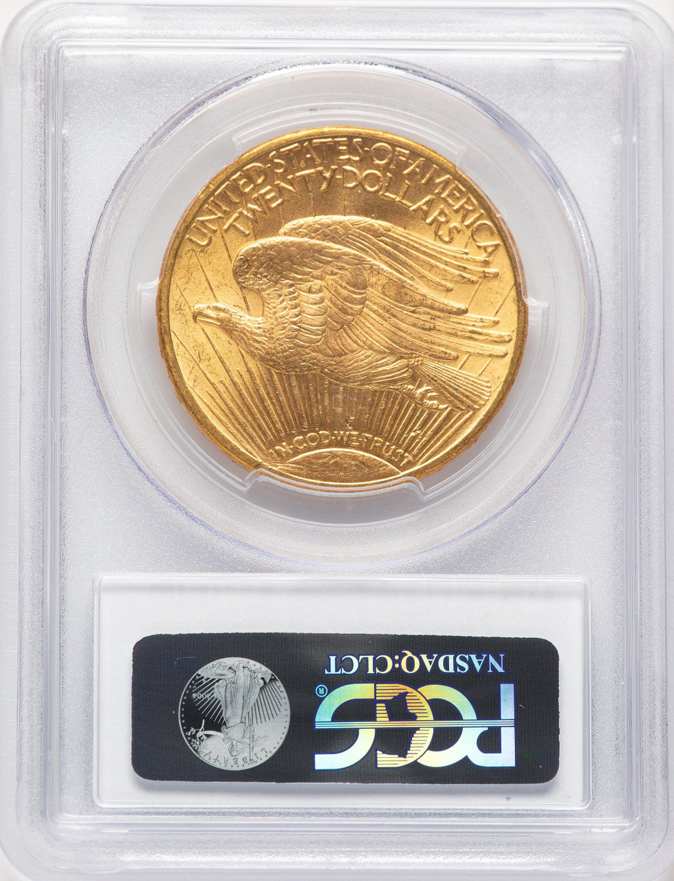 1914-S $20 CAC Blue Gradient Saint-Gaudens Double Eagle PCGS MS64+