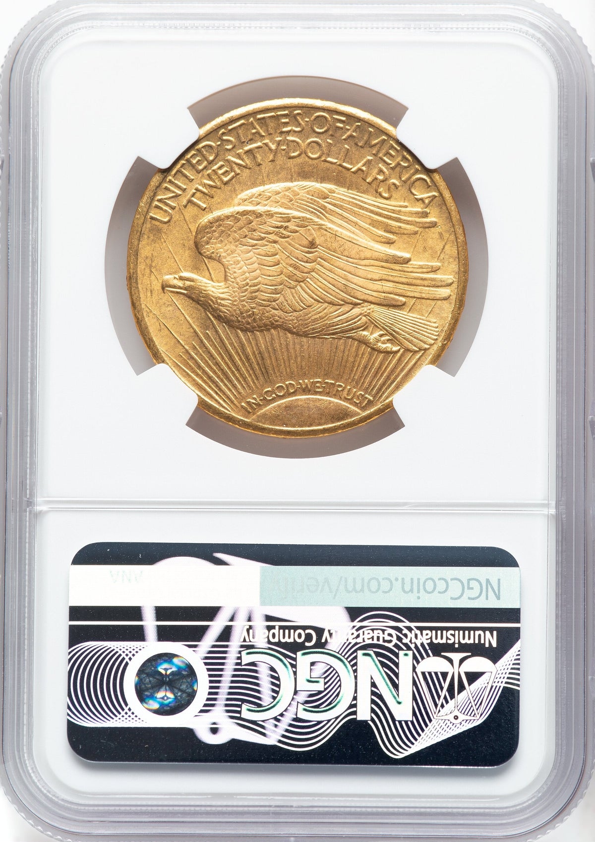 1924 $20 Saint Saint-Gaudens Double Eagle NGC MS66+