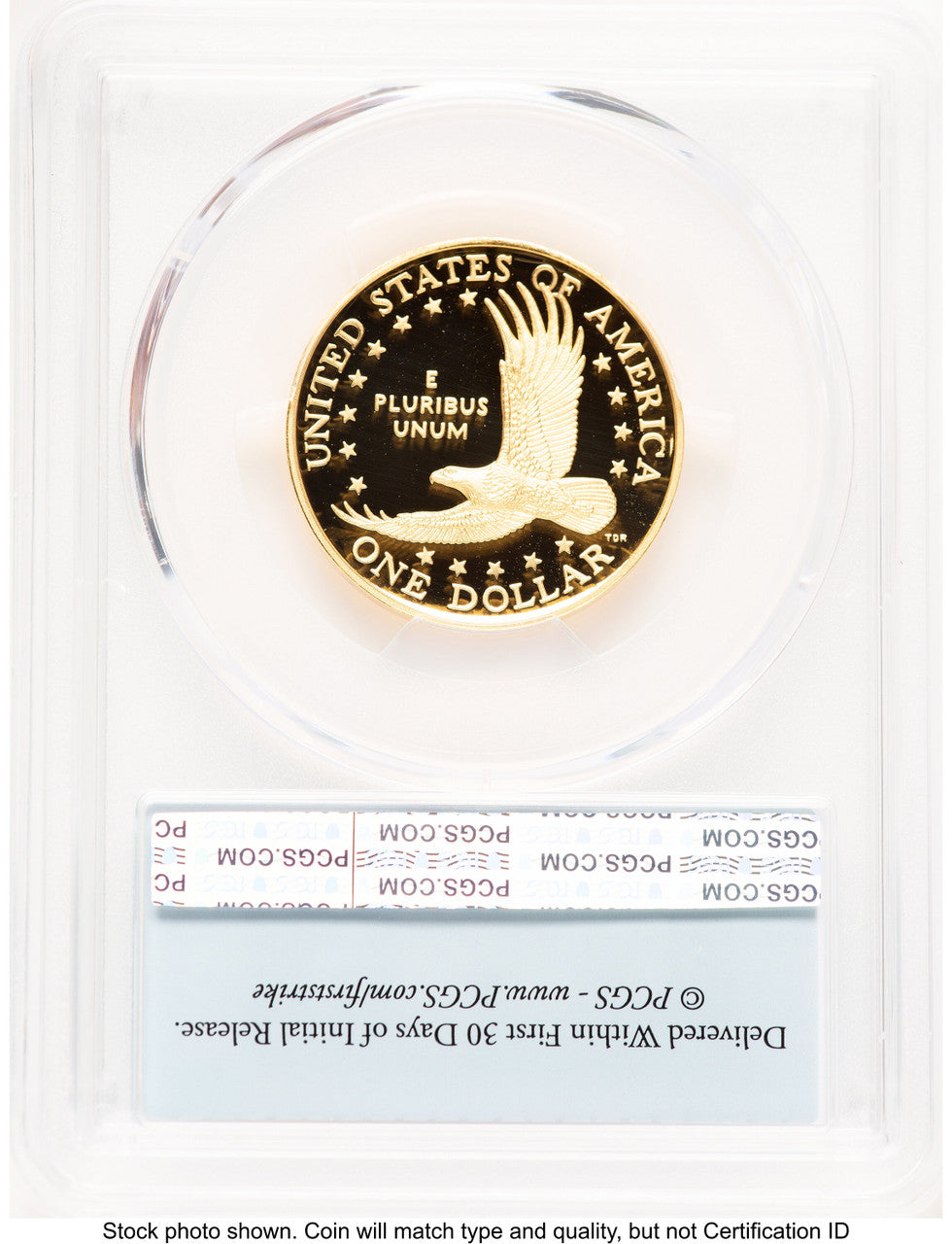 2025-W 1/2 oz Proof Gold Sacagawea 25th Anniversary FS Flag PCGS PR70