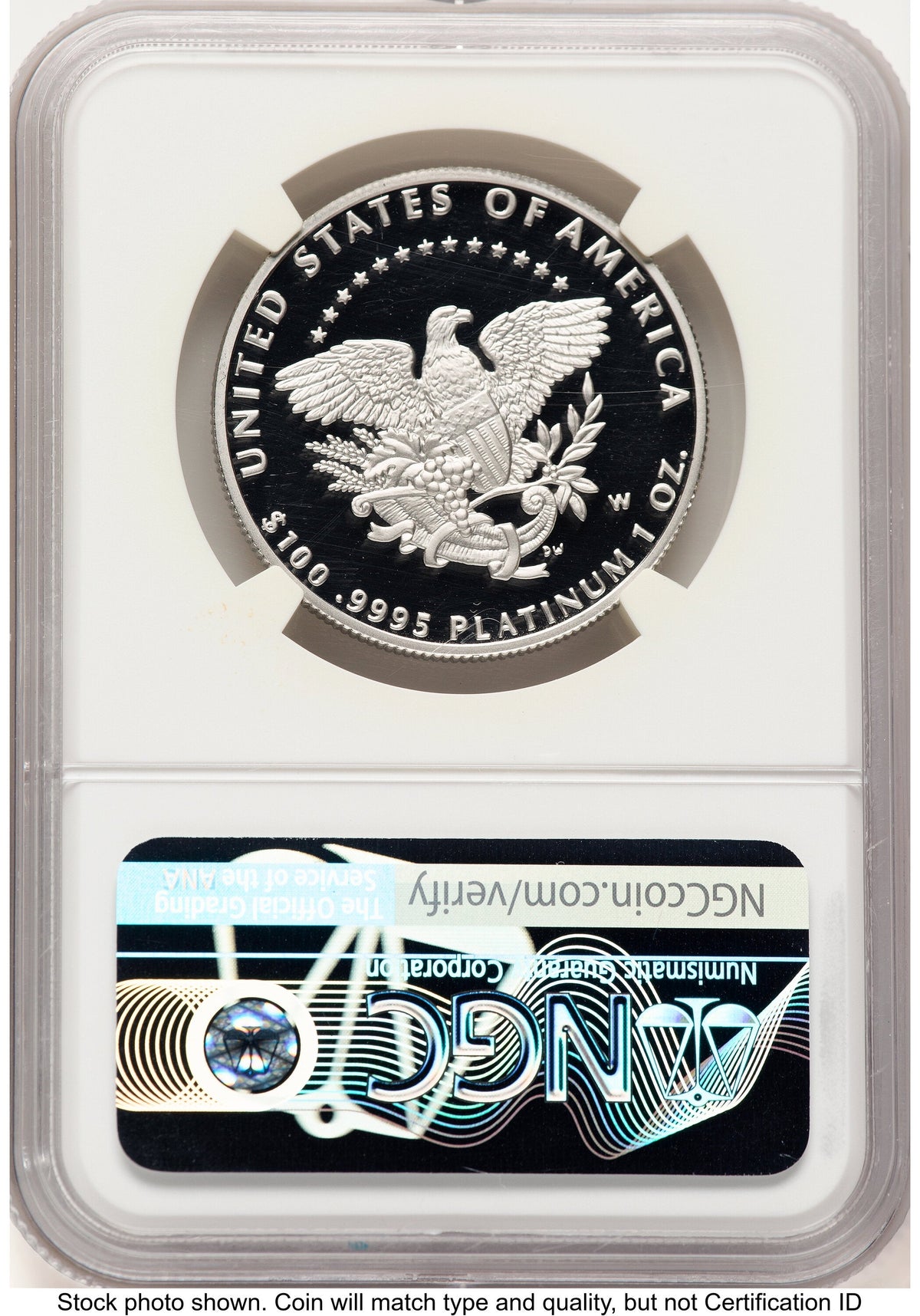 2005-W Proof Platinum Eagle 1 oz Don Everhart NGC PF70