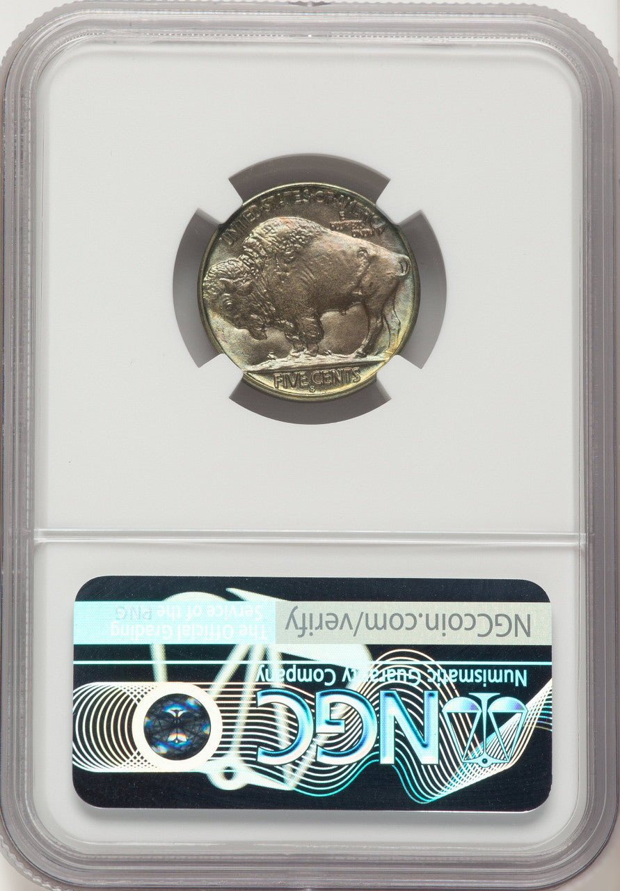 1937-S 5C Buffalo Nickel NGC MS67