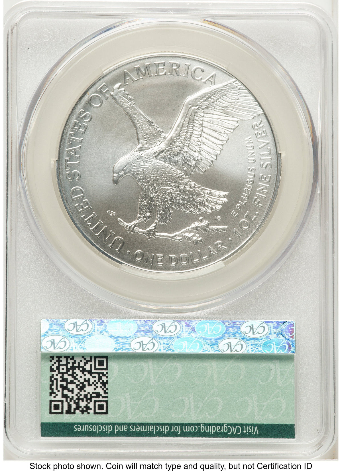 2026 Silver Eagle First Delivery CACG MS70