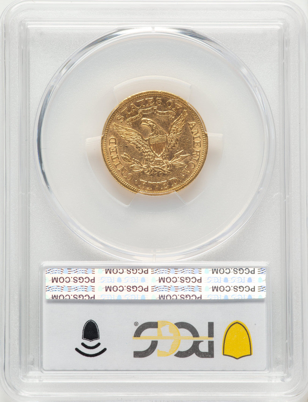 1870-CC $5 Liberty Half Eagle PCGS AU53