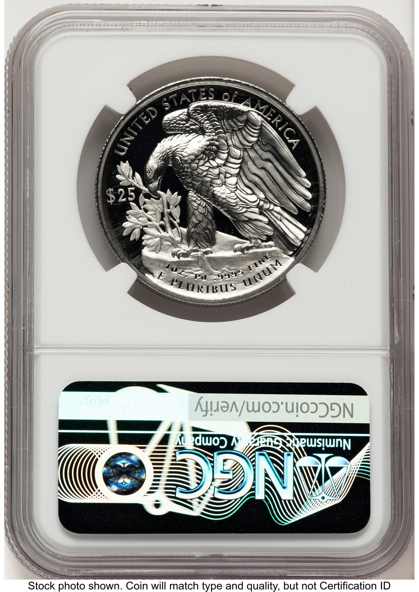 2018-W Palladium Eagle 1 oz Red Book NGC PF70