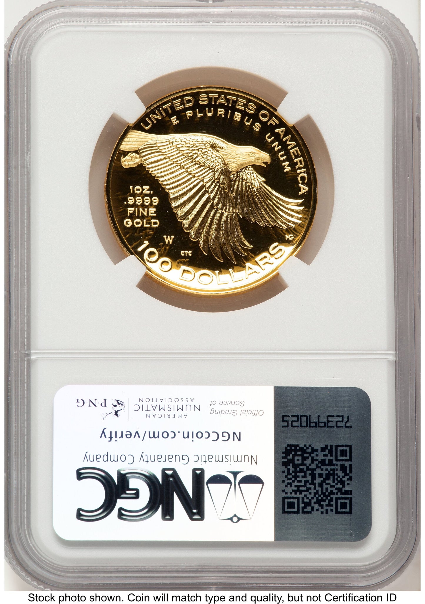 2017-W G$100 American Liberty High Relief 2024 West Point Mint Hoard Bunting Flag NGC PF70