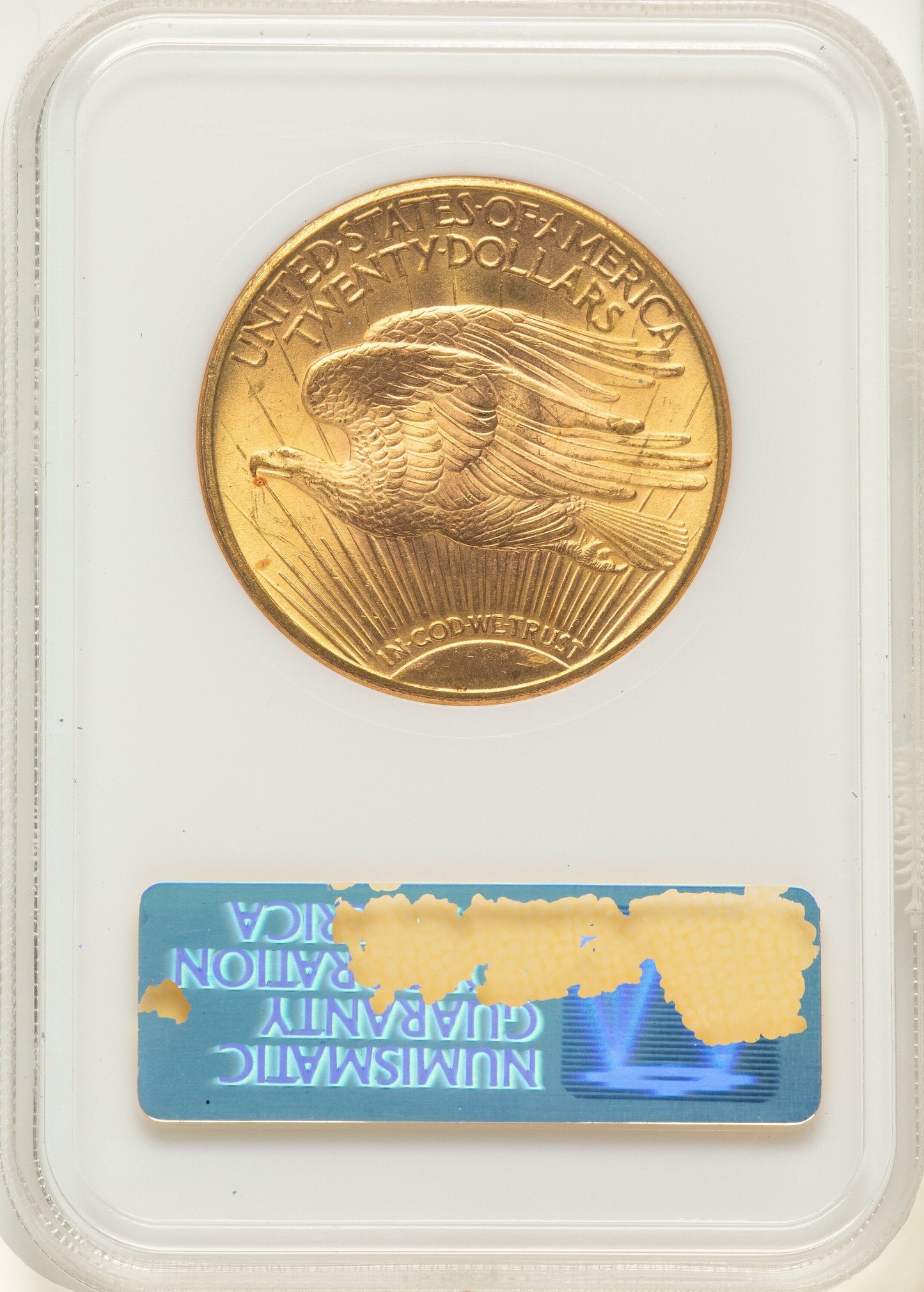 1925 $20 CAC Saint-Gaudens Double Eagle NGC MS65