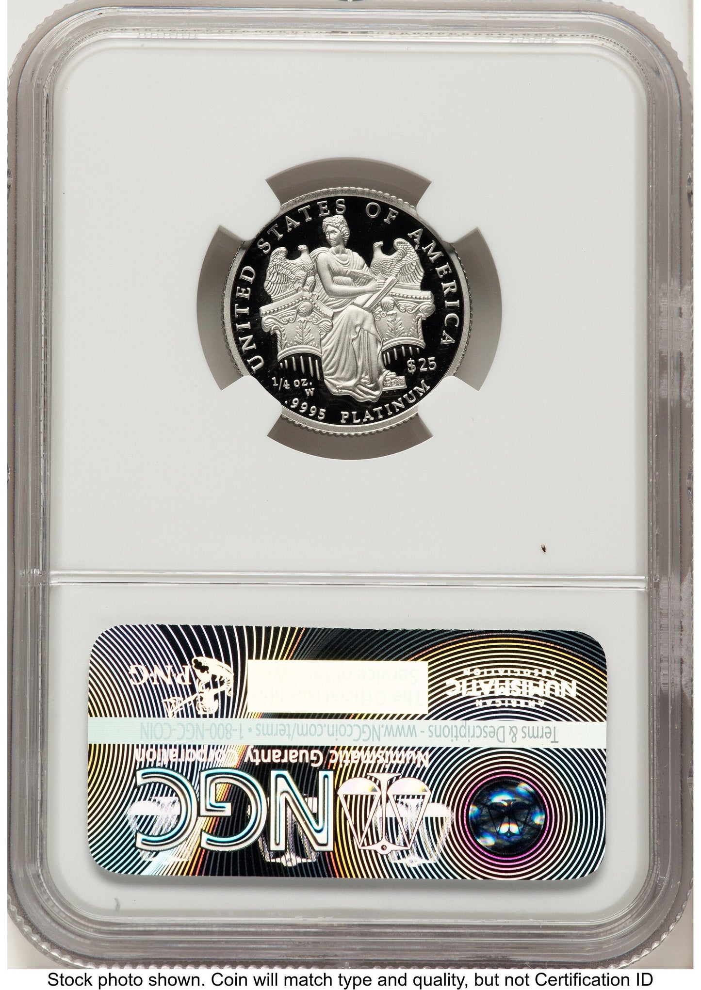 2006-W Proof Platinum Eagle 1/4 oz Mike Castle NGC PF70