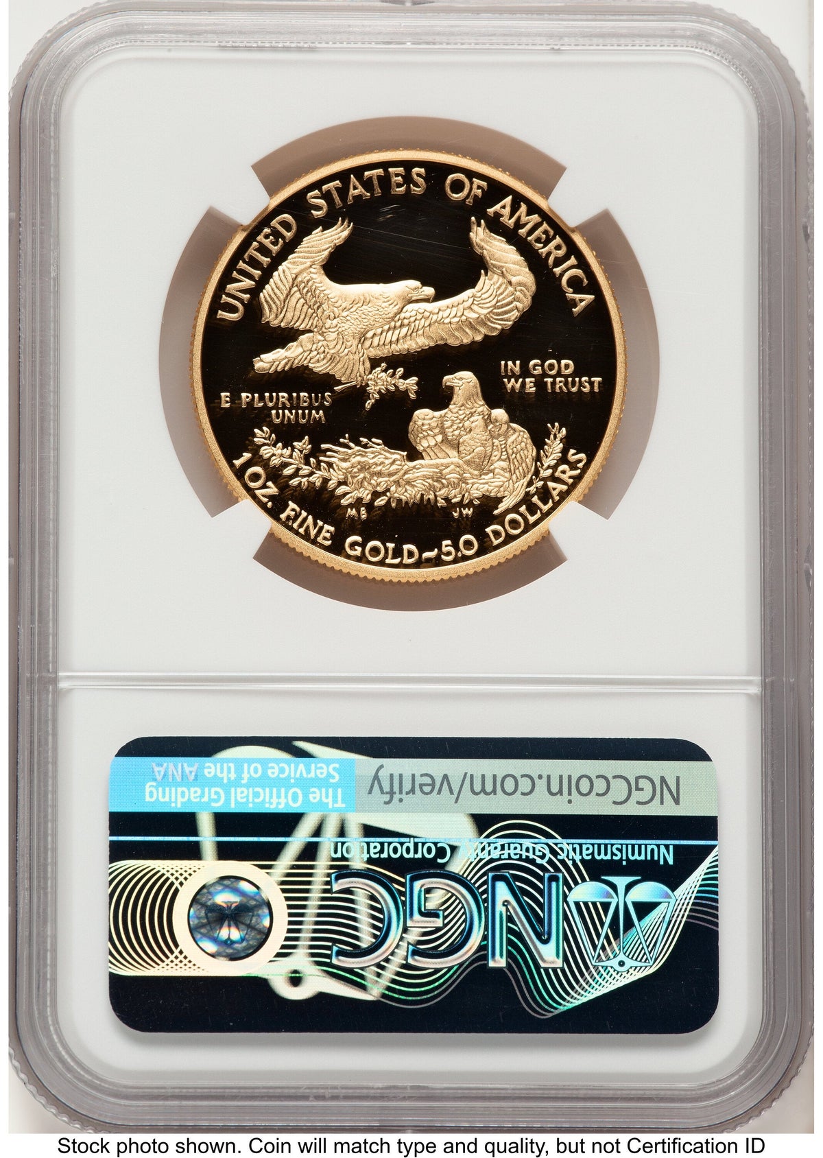 2020-W Proof Gold Eagle V75 Privy One of 1945 Struck 1 oz American Liberty Series Label NGC PF70