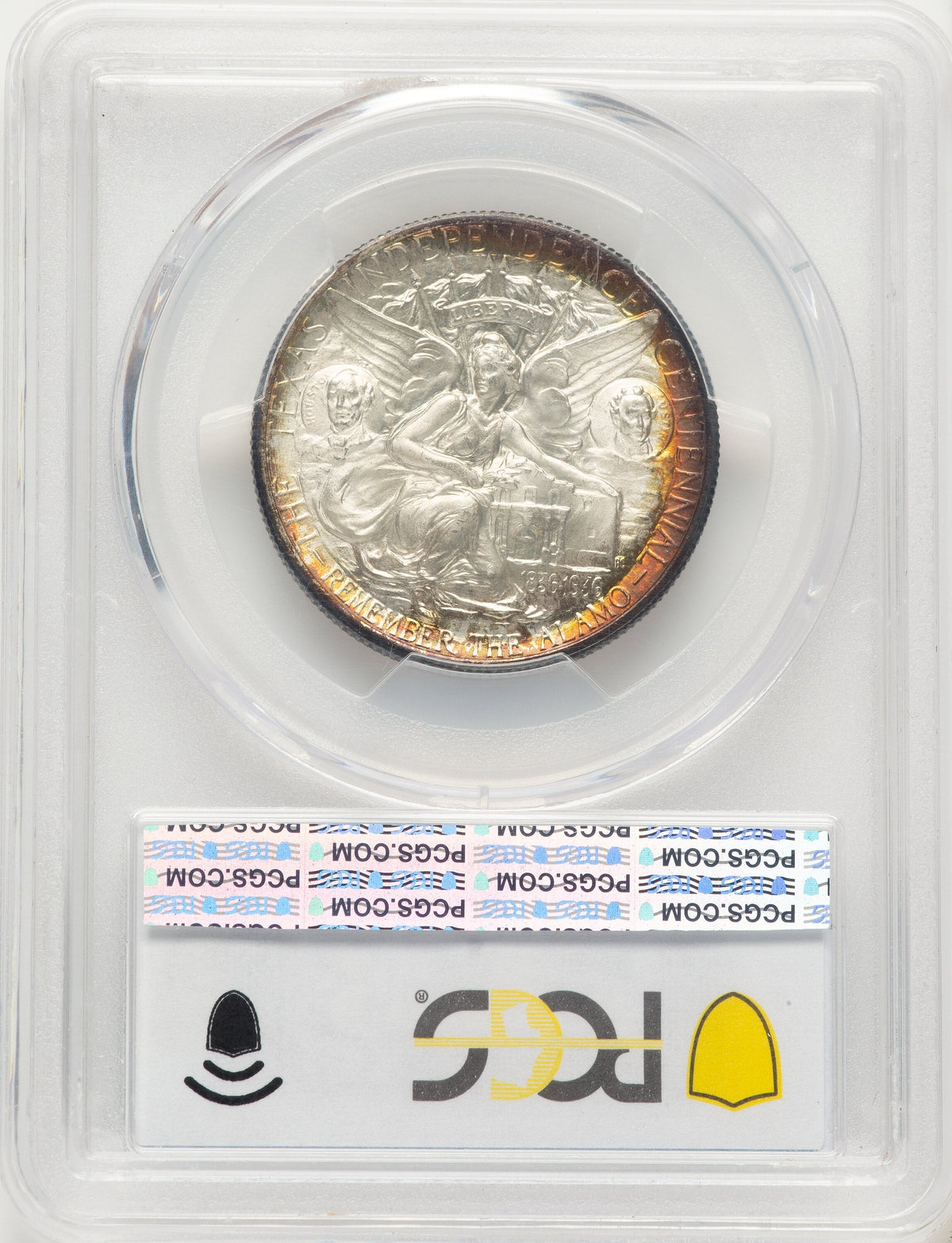 1936 50C Texas Commemorative Silver PCGS MS68