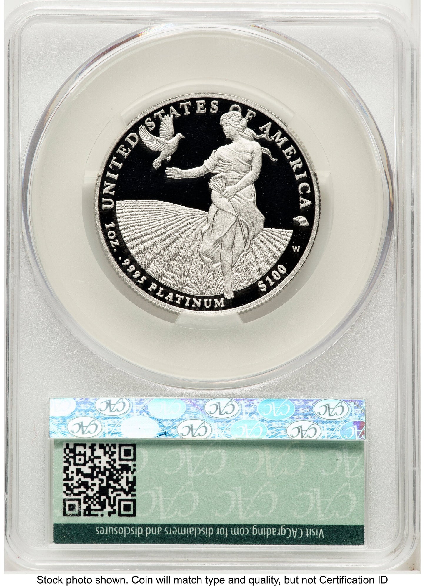 2011-W Proof Platinum Eagle 1 oz Non Designation CACG PR70