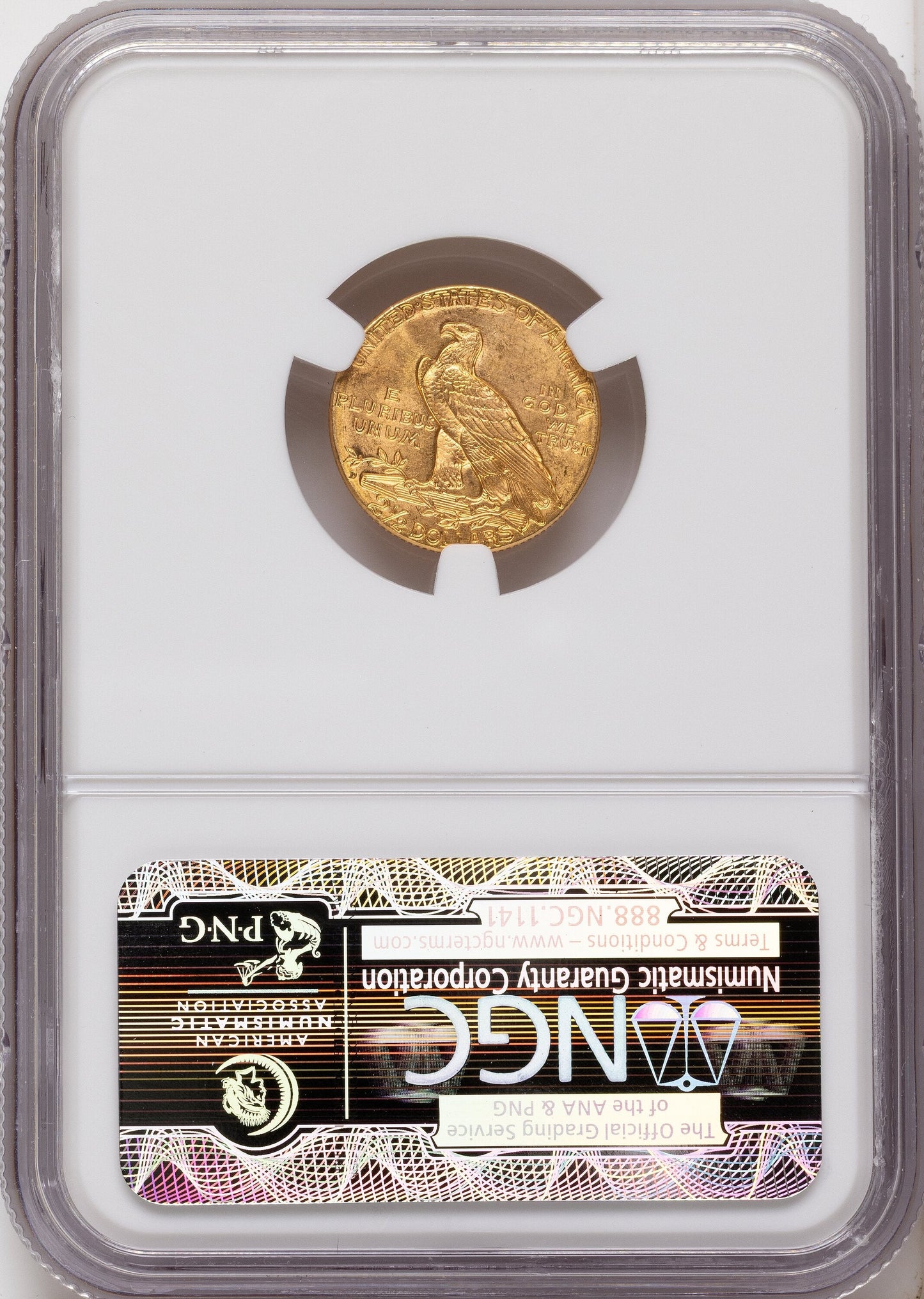 1925-D $2.50 Indian Quarter Eagle NGC MS65