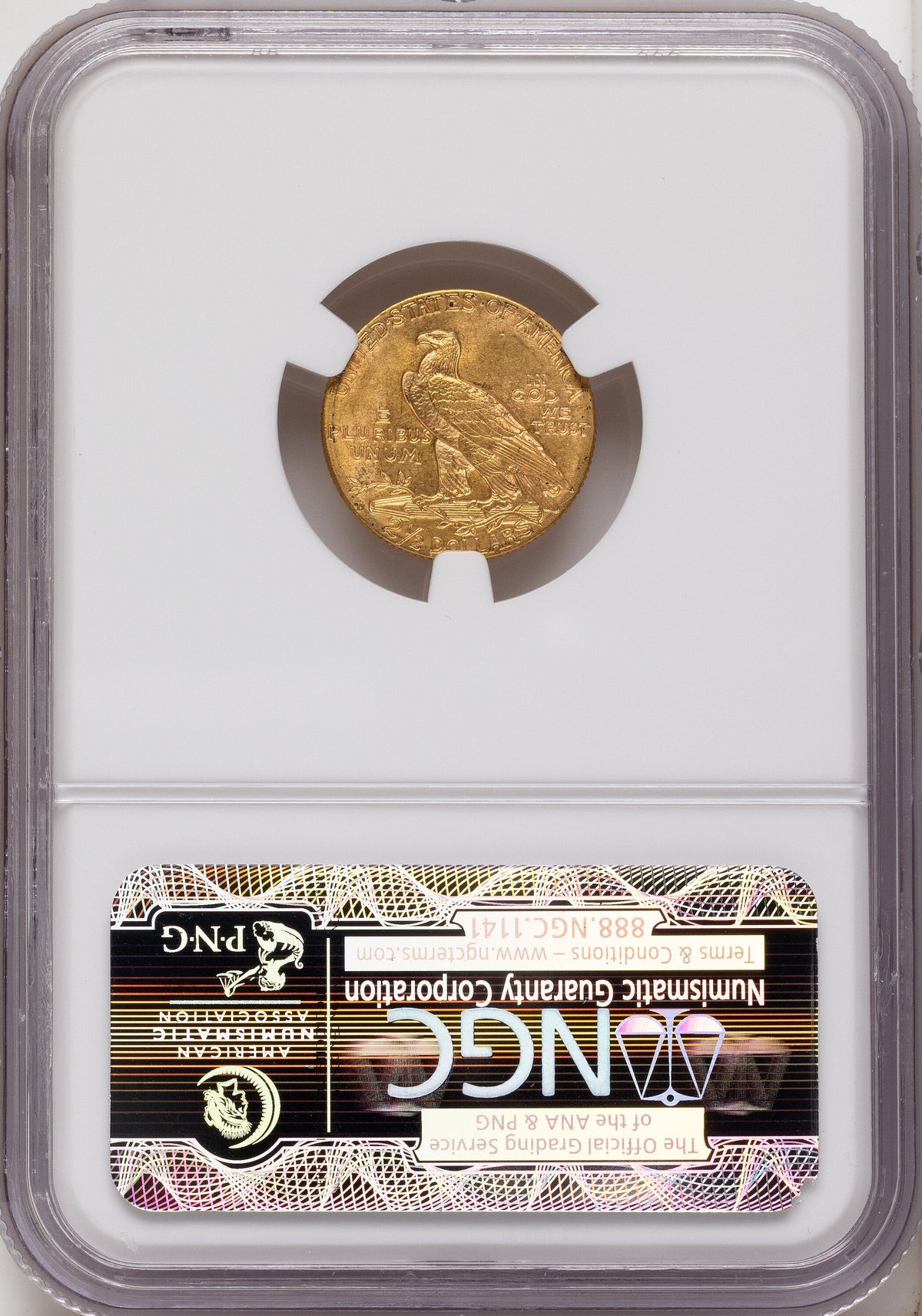 1925-D $2.50 Indian Quarter Eagle NGC MS65