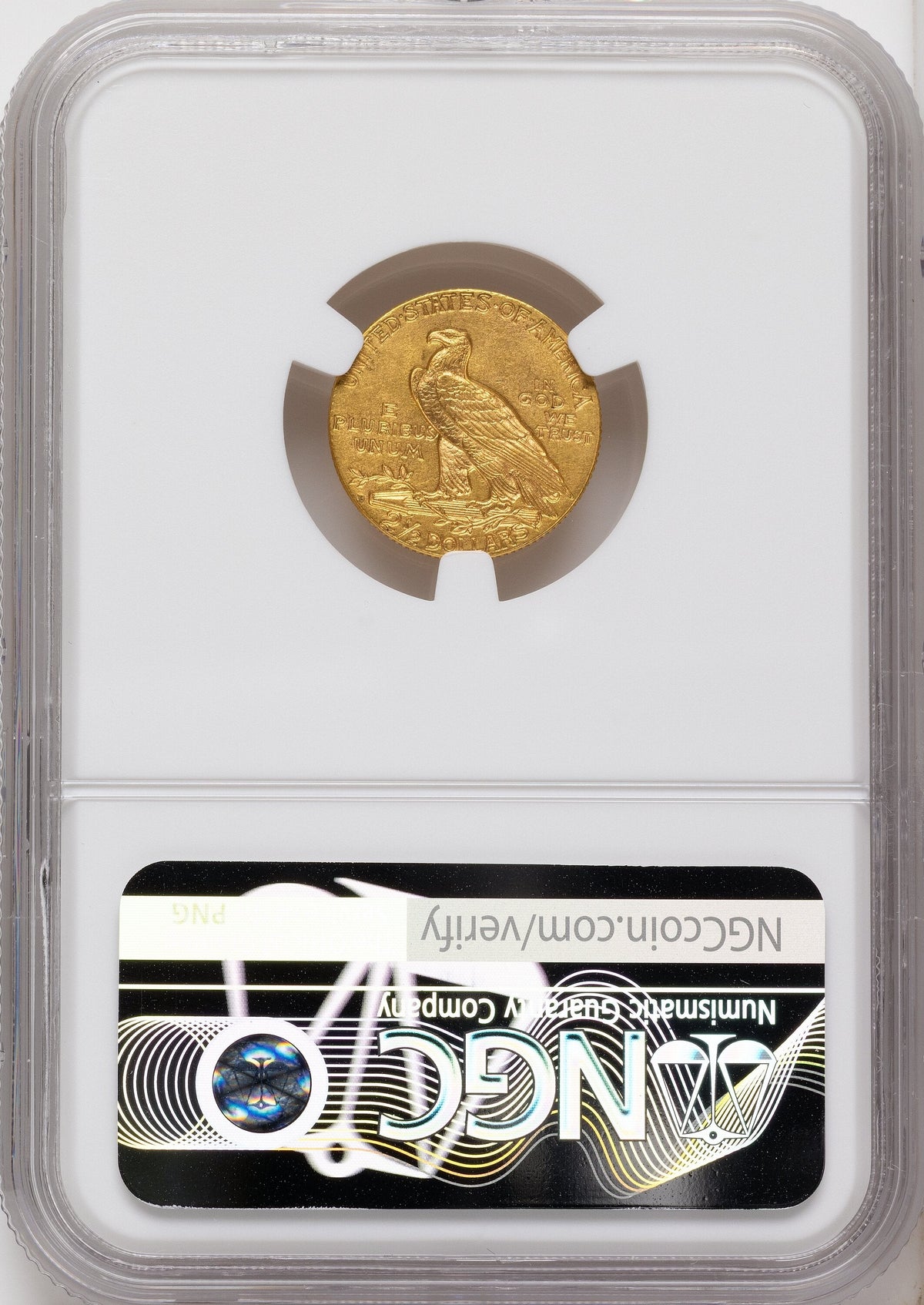 1911-D $2.50 Indian Quarter Eagle NGC MS62