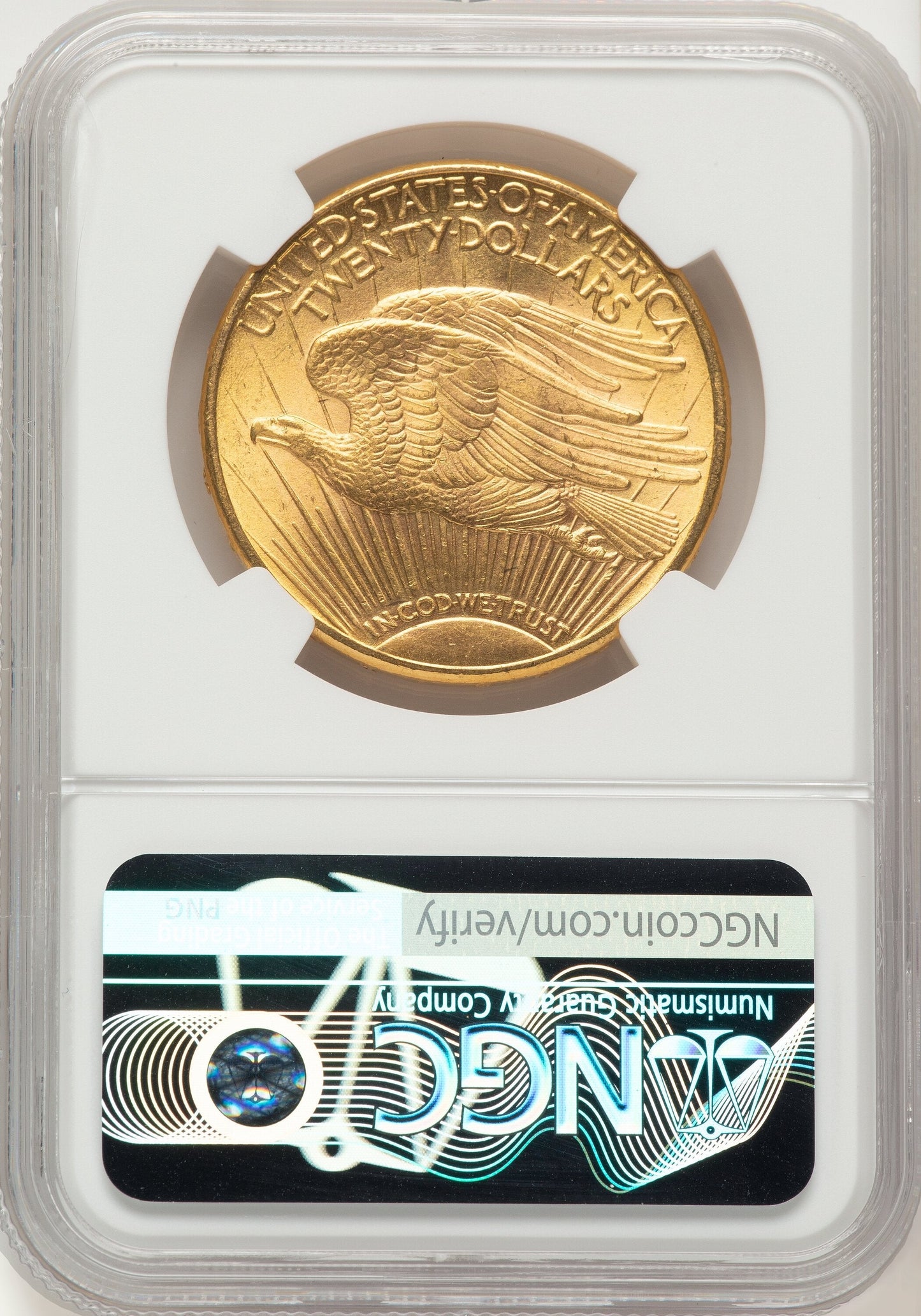 1915-S $20 Saint-Gaudens Double Eagle NGC MS64+