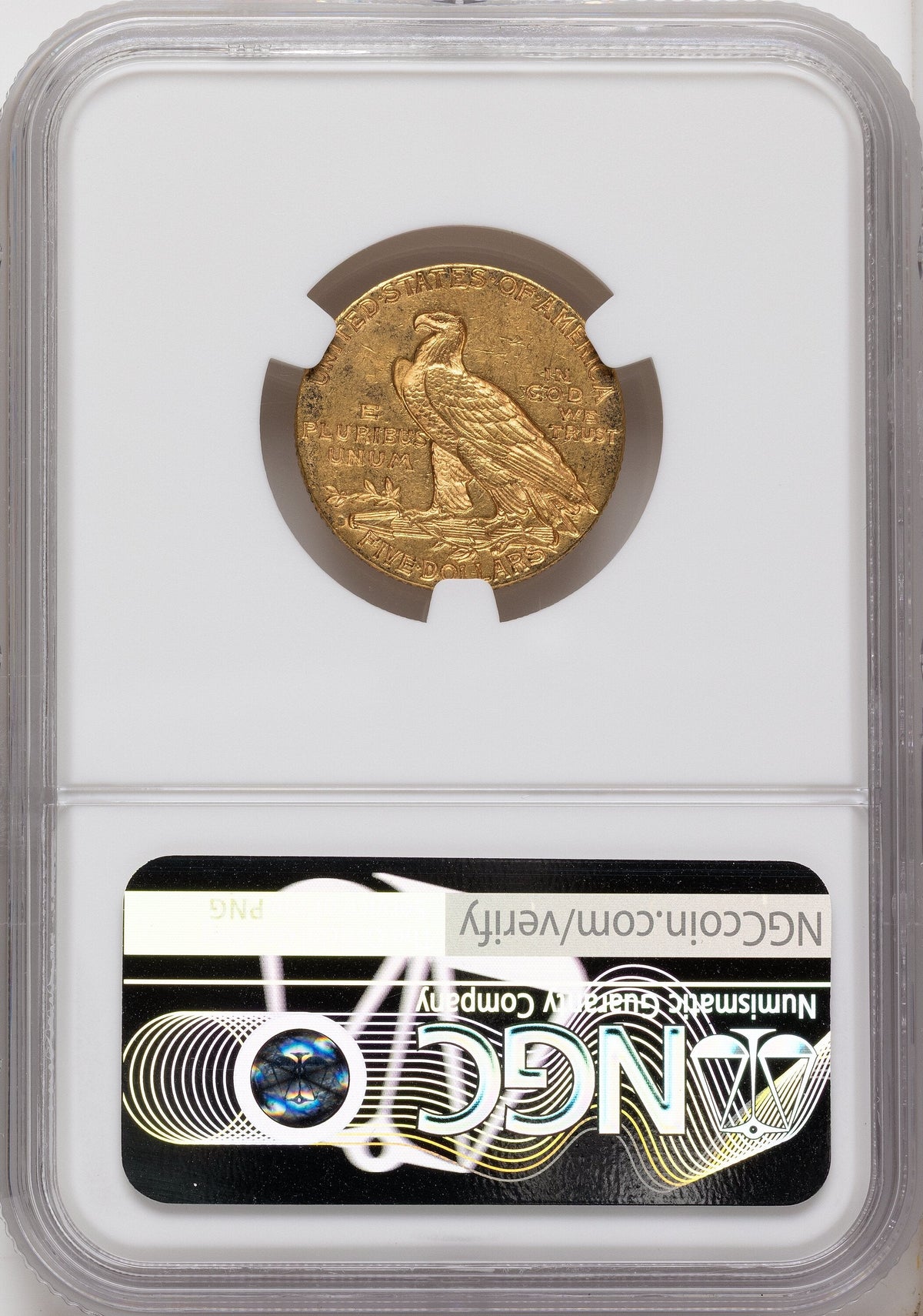 1910-S $5 Indian Half Eagle NGC AU58