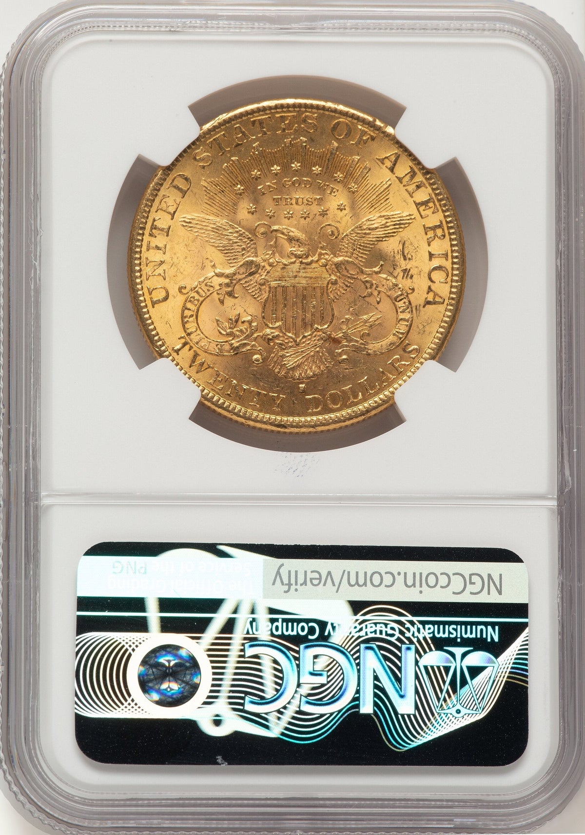 1892-S $20 Liberty Double Eagle NGC MS62