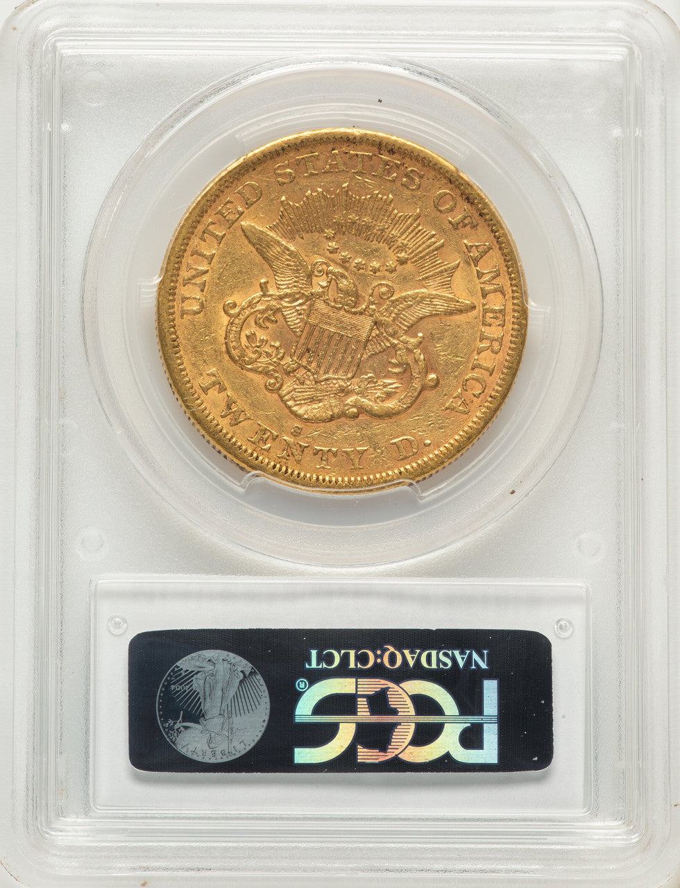 1865-S $20 Liberty Double Eagle PCGS XF45