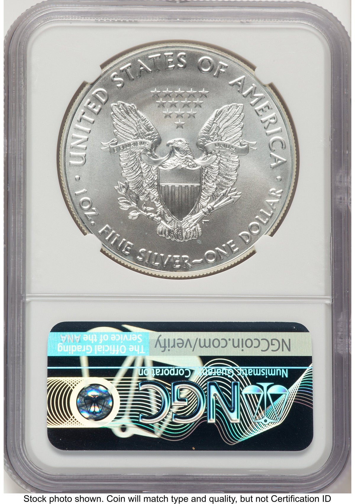 2016 Silver Eagle FR Mike Castle NGC MS70