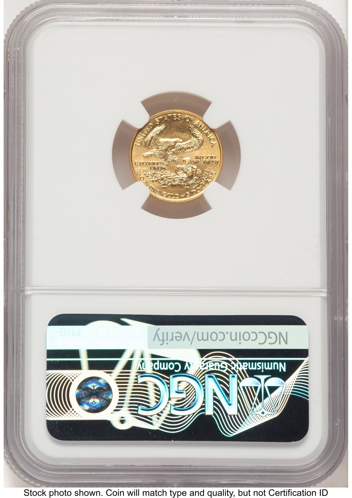 1990 Gold Eagle 1/10 oz Ron Harrigal NGC MS70