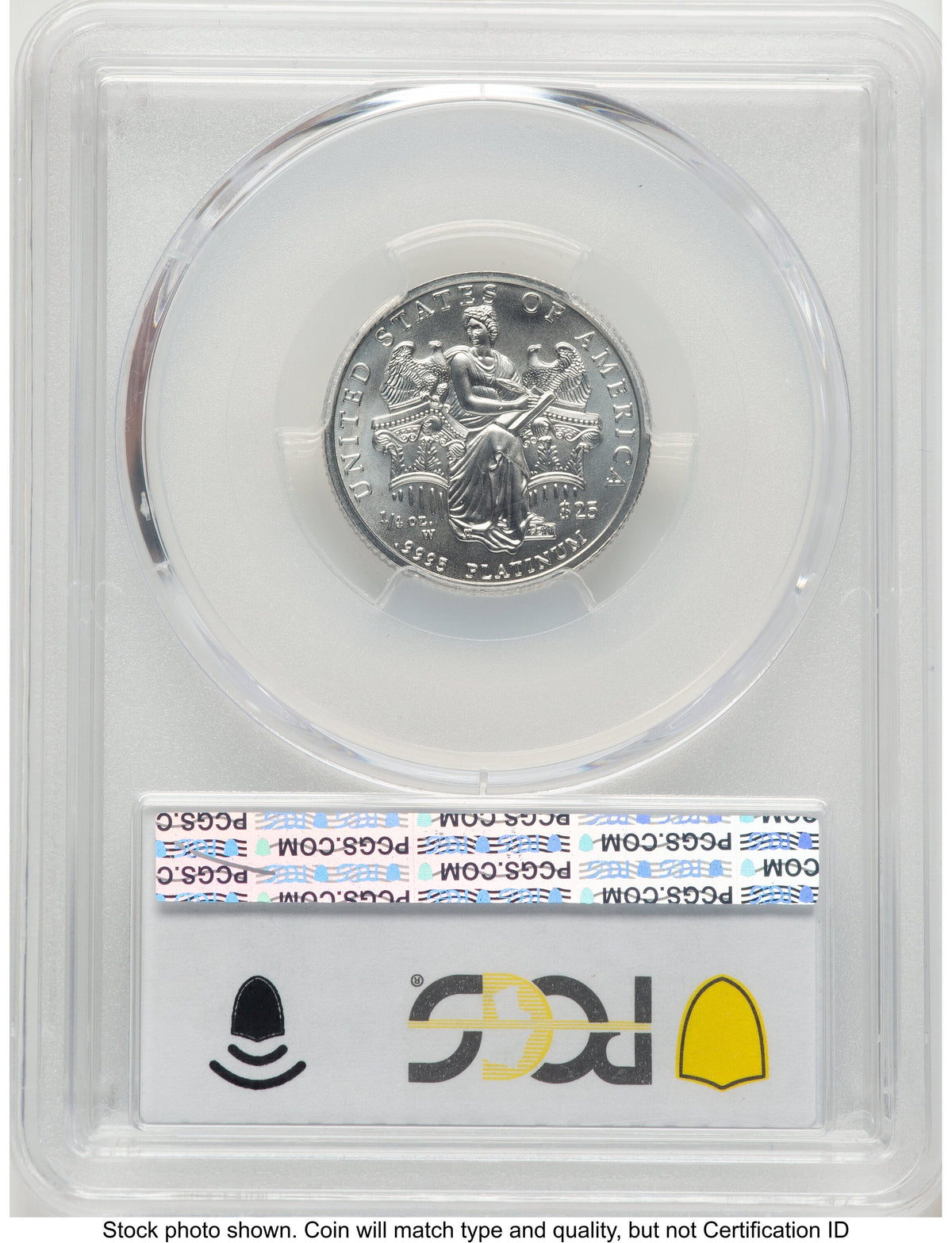 2006-W Burnished Platinum Eagle 1/4 oz FS Blue Gradient PCGS MS70