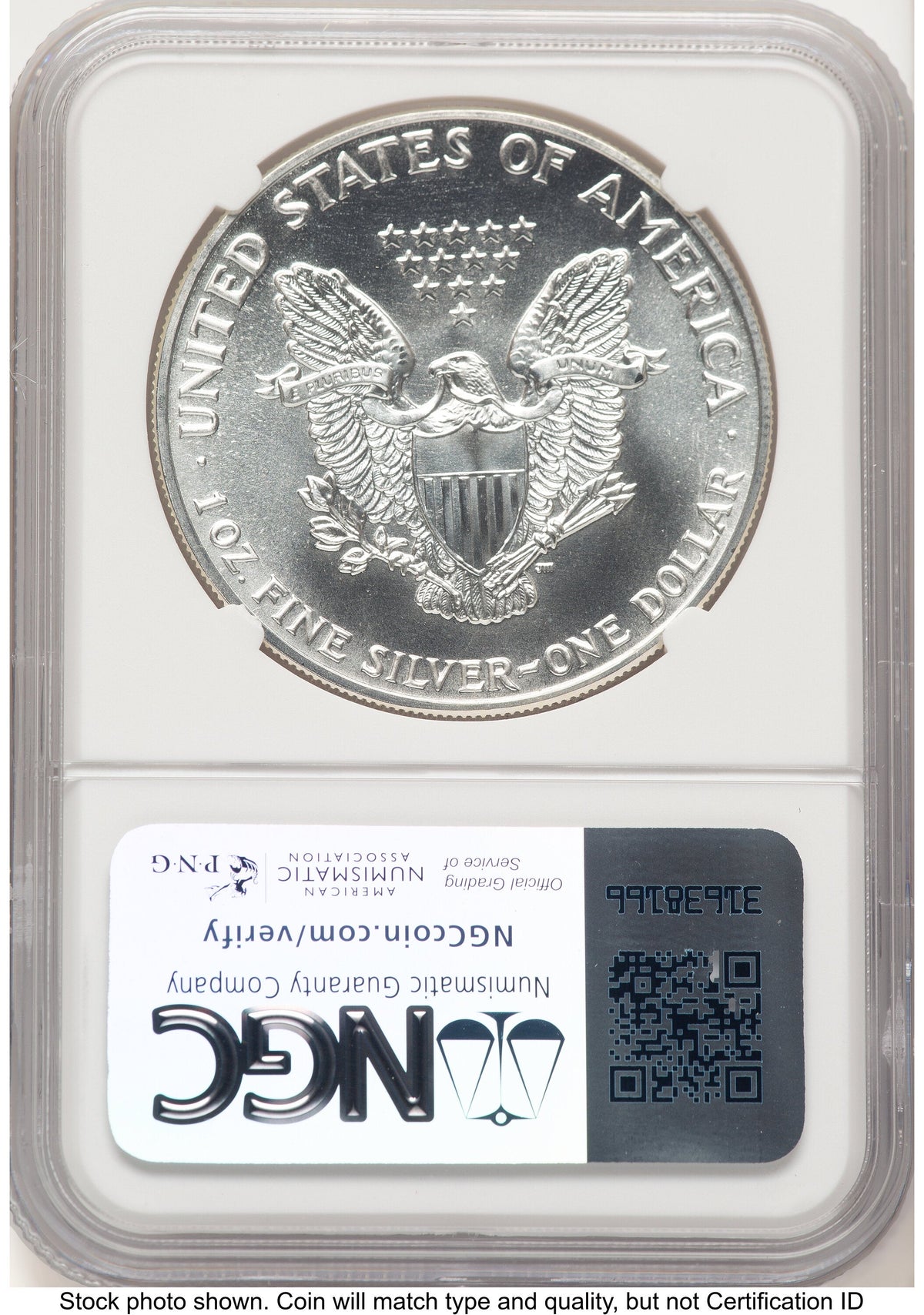 1987 Silver Eagle Mike Castle NGC MS70