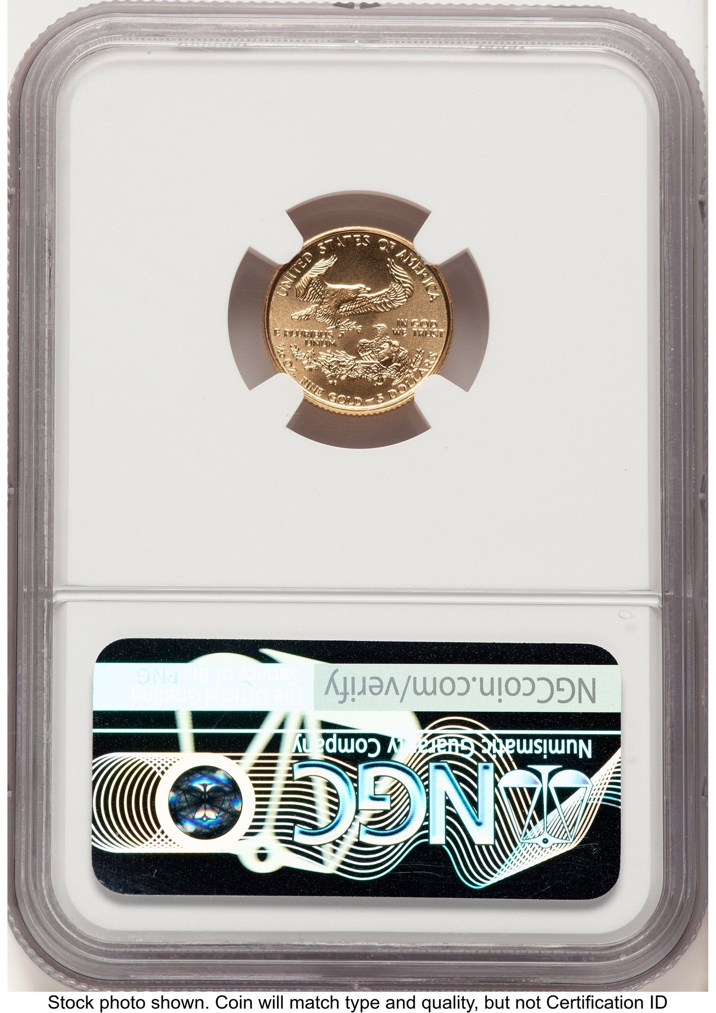 1999-W Gold Eagle 1/10 oz Unfinished Proof Dies Brown Label NGC PF69