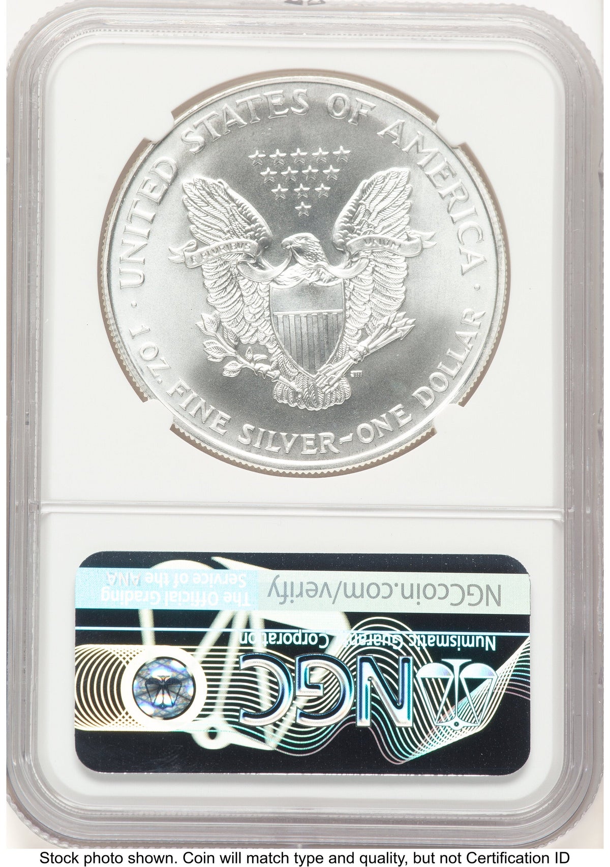 1994 Silver Eagle John NGC MS70 Mercanti
