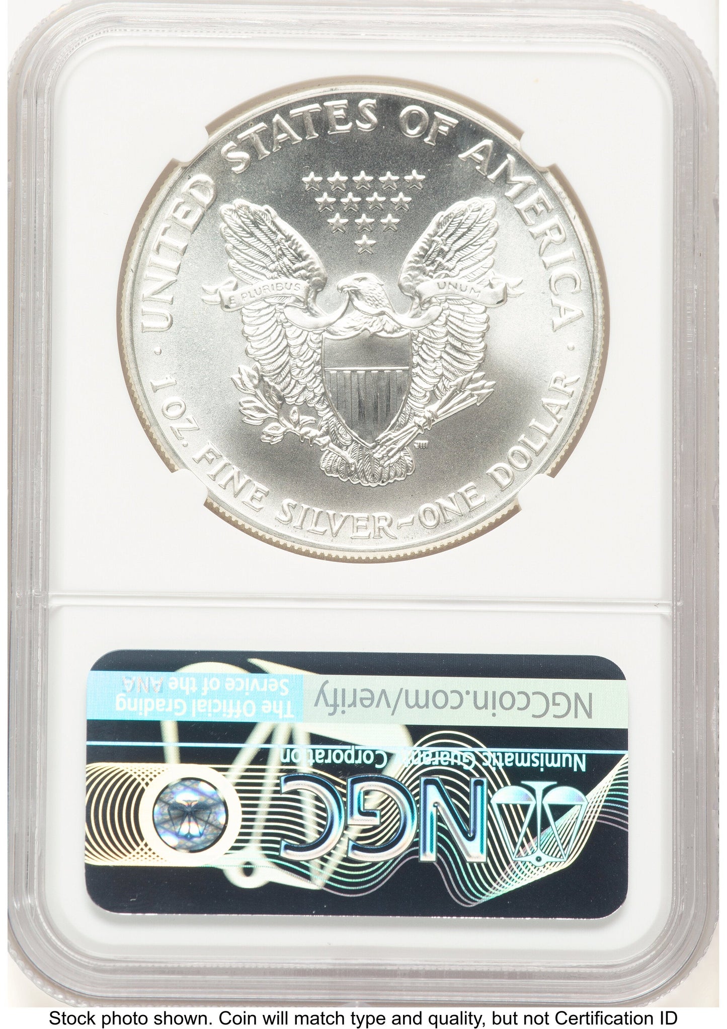 1991 Silver Eagle John NGC MS70 Mercanti