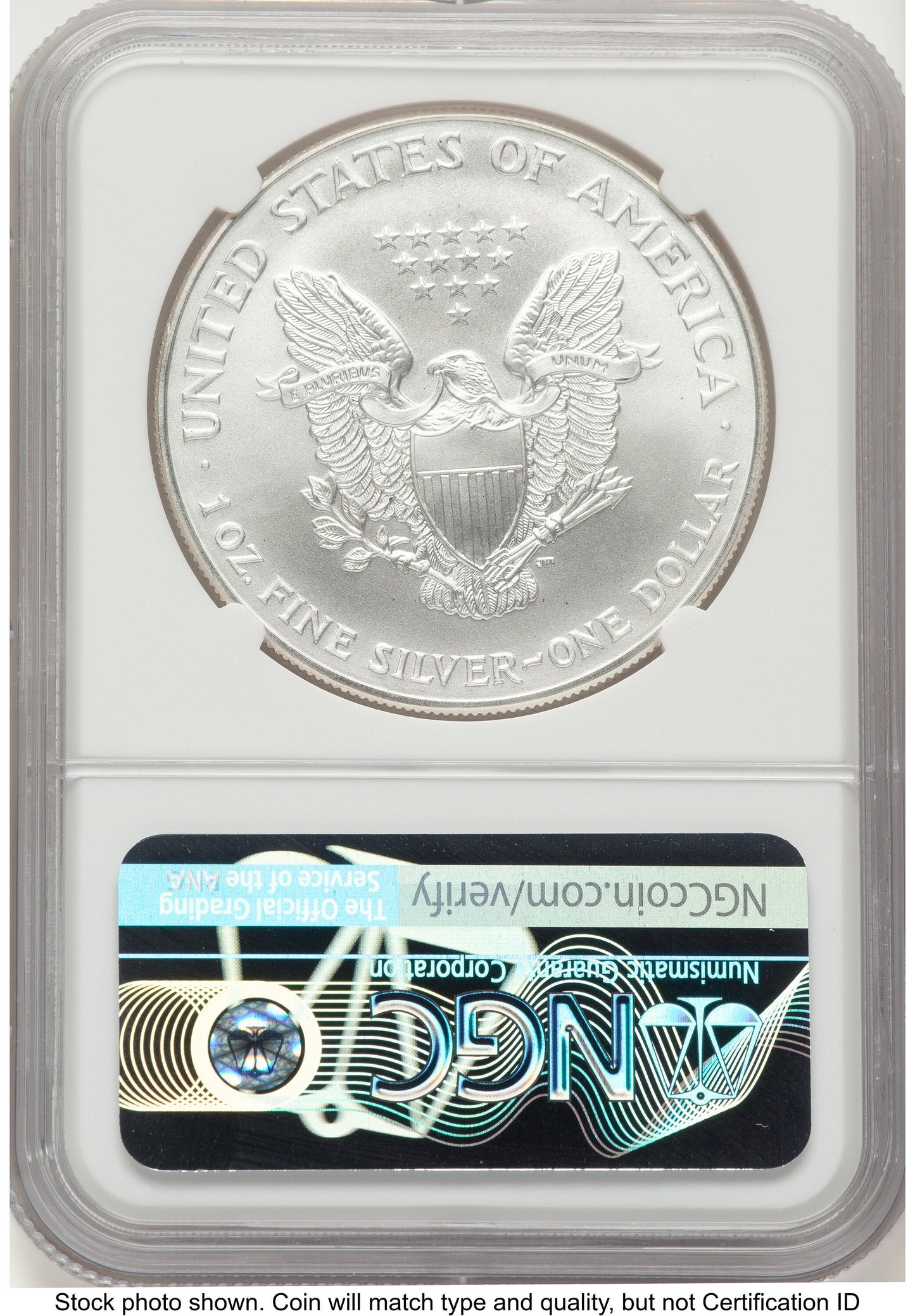 2001 Silver Eagle John NGC MS70 Mercanti