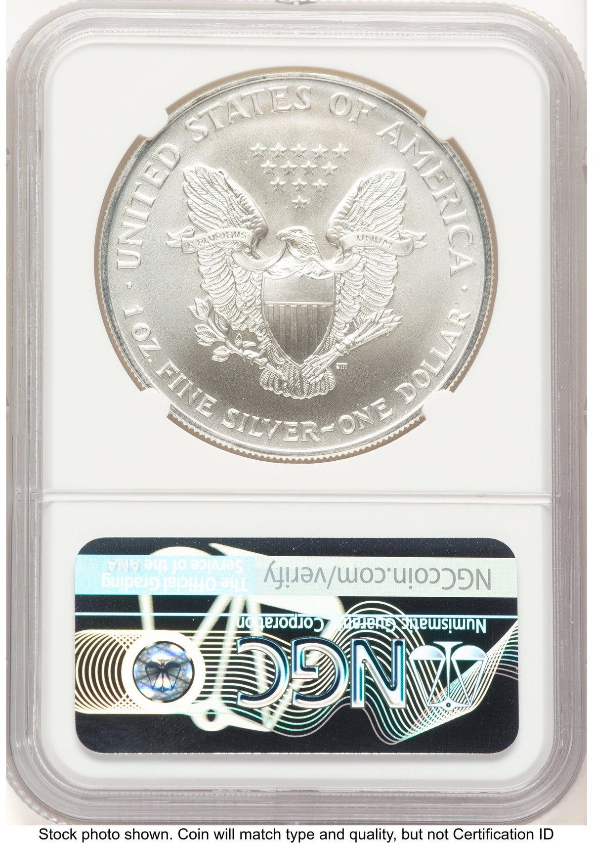 1997 Silver Eagle John NGC MS70 Mercanti