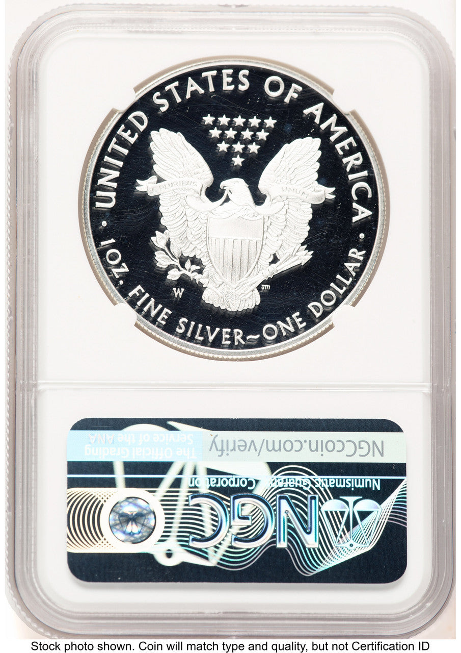 2020-W Proof Silver Eagle 1 oz FDI 1ST NGC PF70
